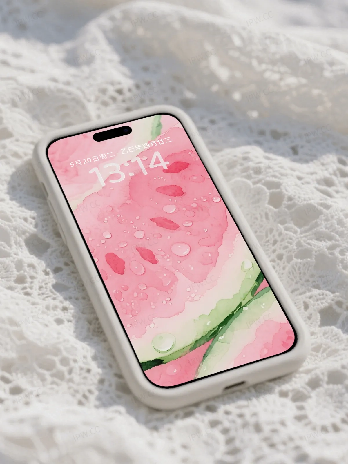 夏日粉色西瓜瓤手机高清静态壁纸#20250728164503 c8e5bdb0ceb9198