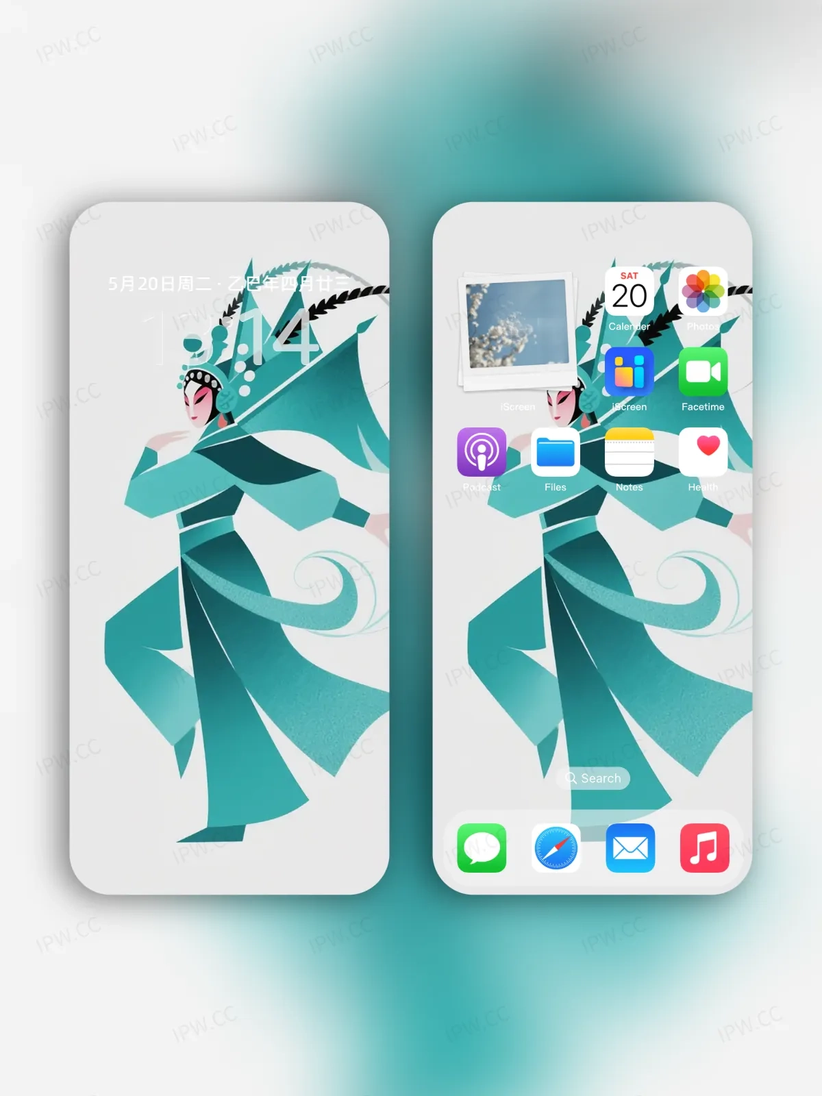 京剧人物抽象画手机高清静态壁纸#20250730141658 cb807ca24b3a23a