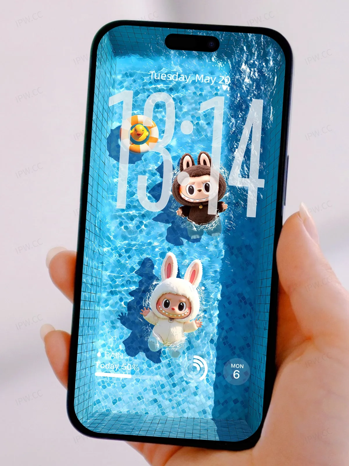 拉布布泳池手机高清动态静态壁纸#20250725121940 cbd715bb7145105