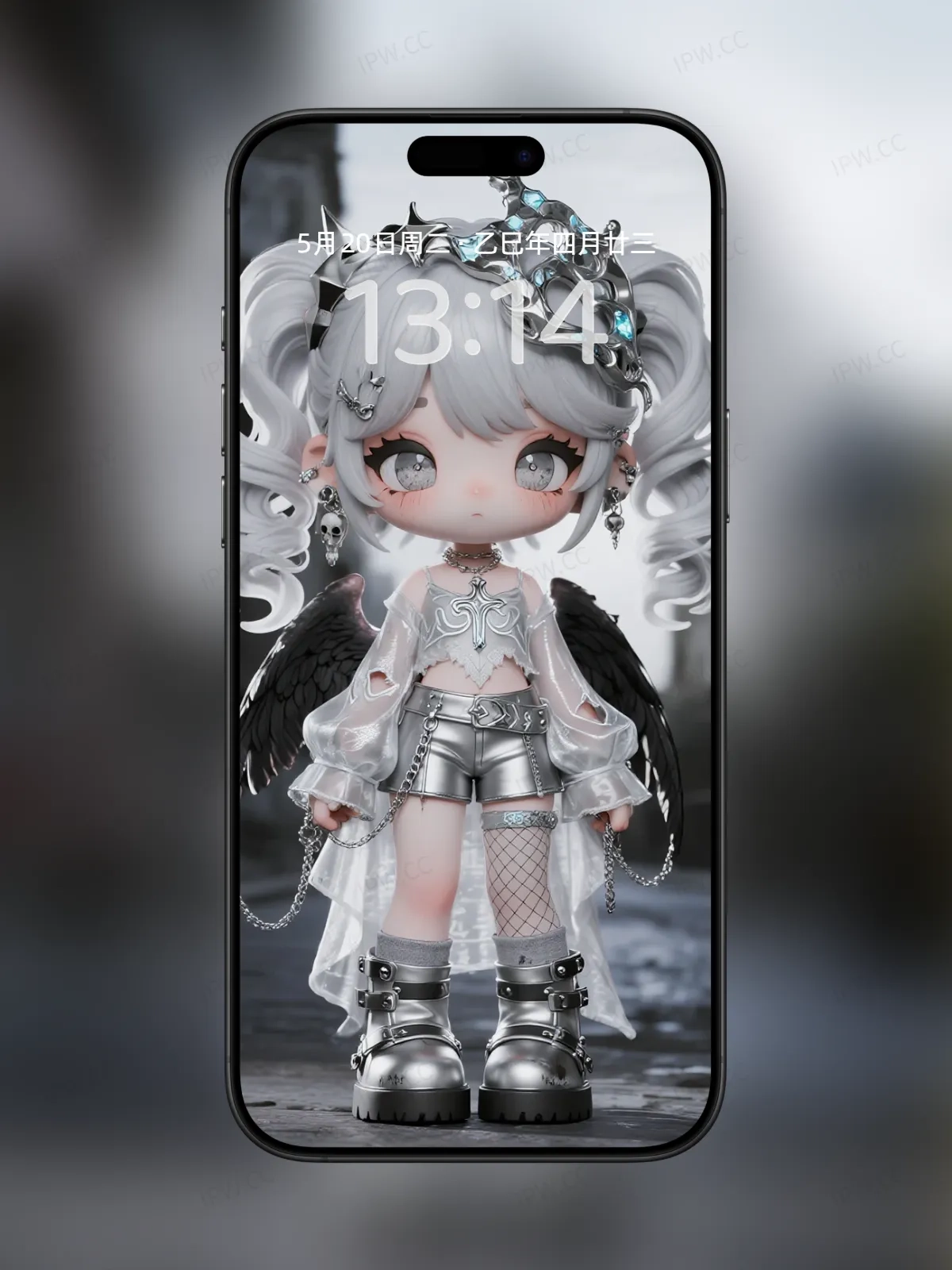 哥特小天使手机高清静态壁纸#20250728162754