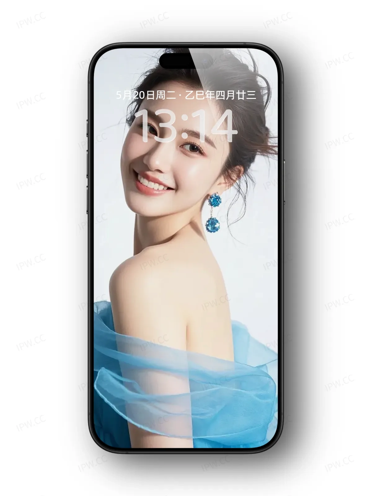 美女侧身手机高清静态壁纸#20250730141229 cfe8c31f0c997fc