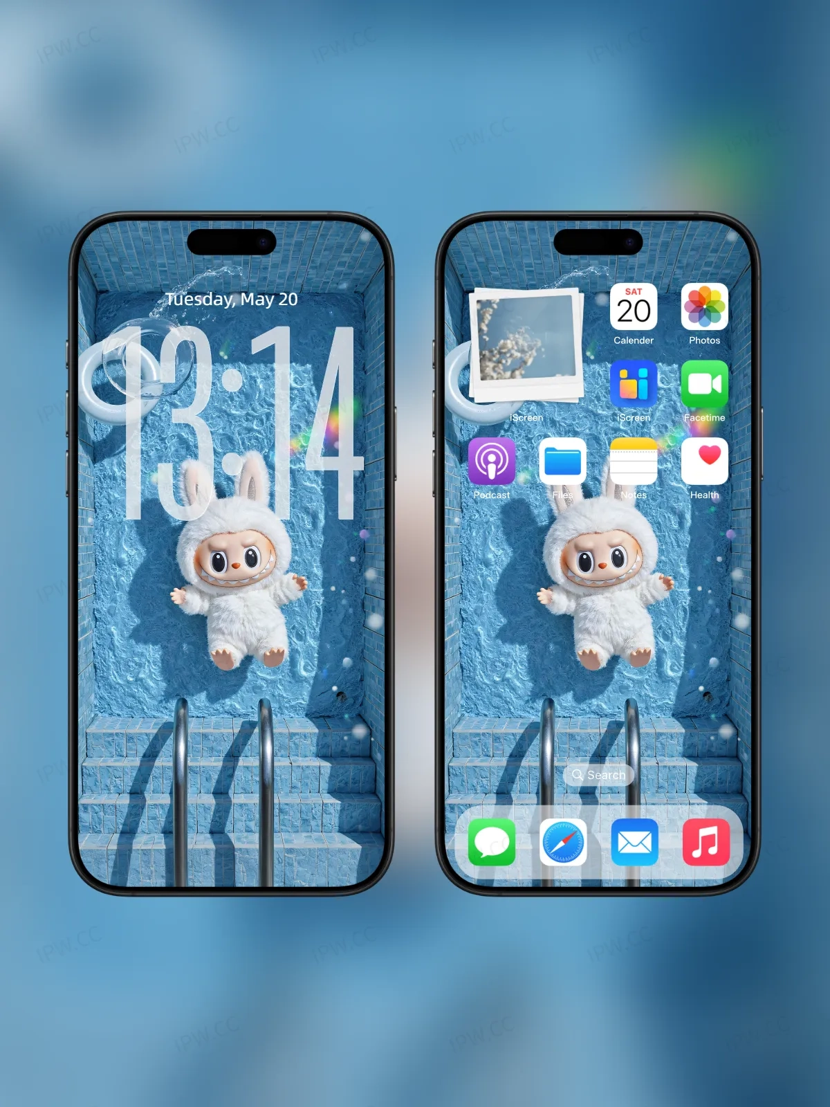 拉布布游泳池手机高清动态静态壁纸#20250725134227 d175573f9227b33