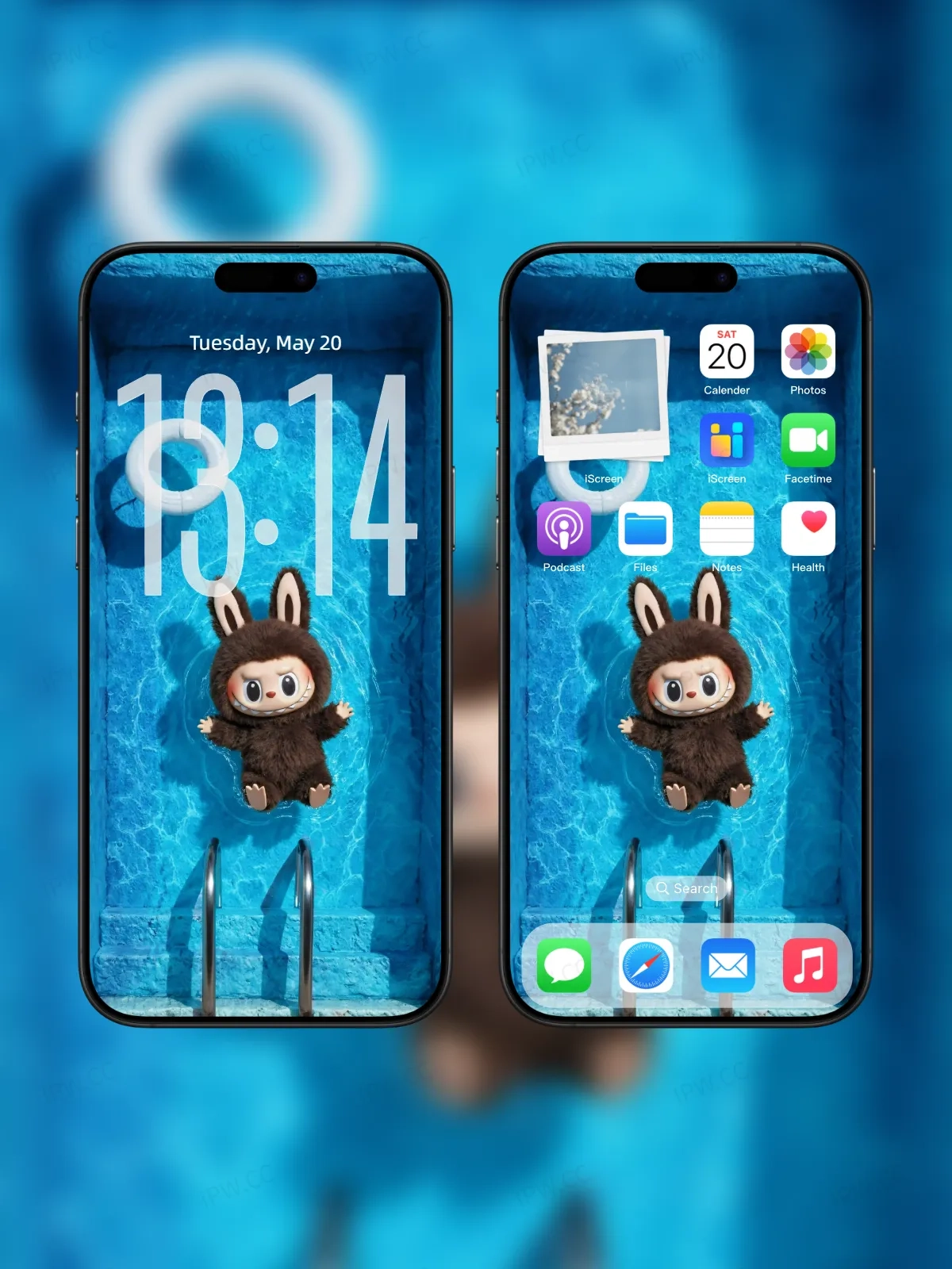 拉布布游泳池手机高清动态静态实况壁纸#20250725151841 d350bce354b19d1