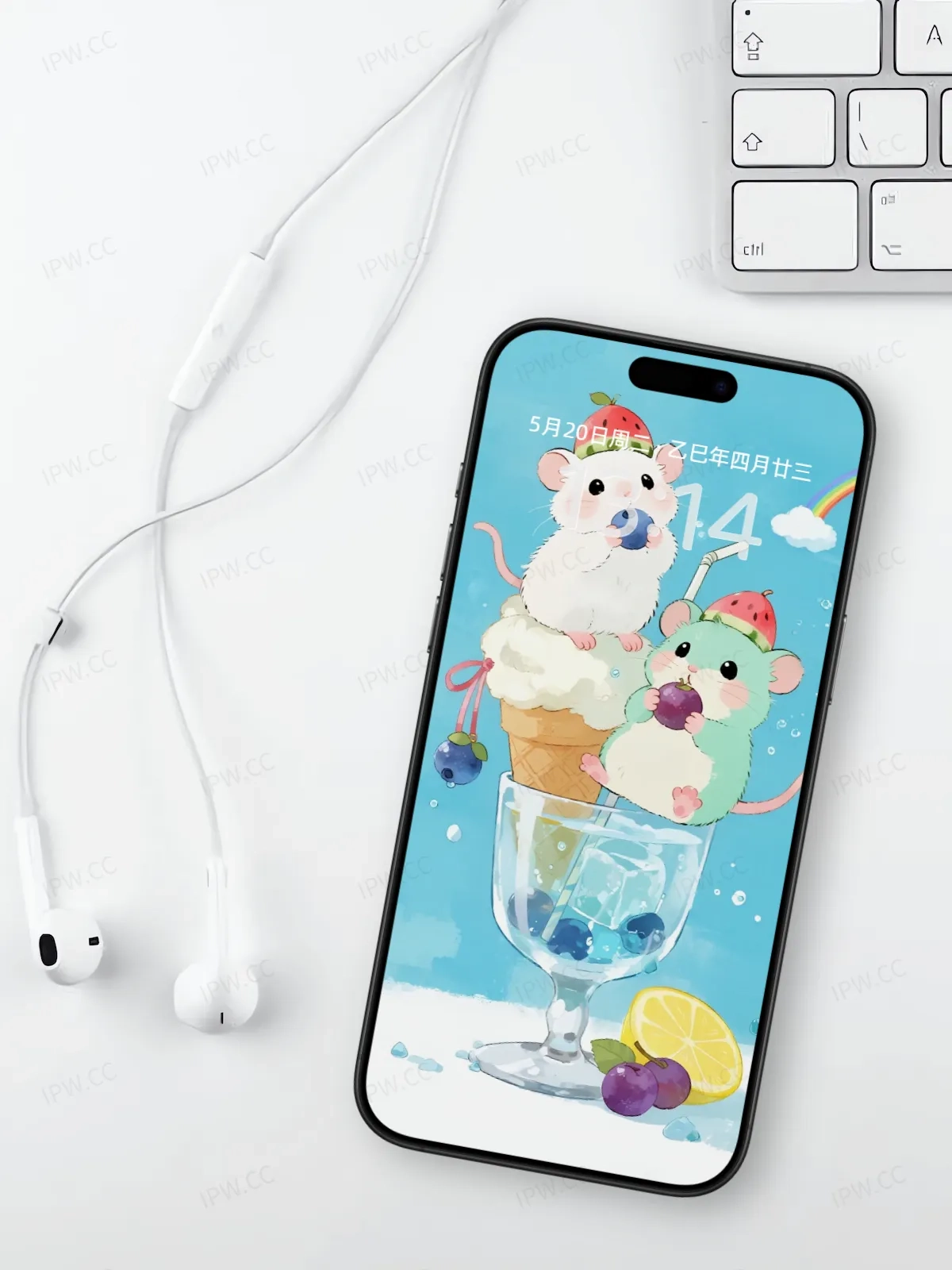 老鼠甜筒酒杯手机高清静态壁纸#20250728172008 d41f6eb0a20bbe0