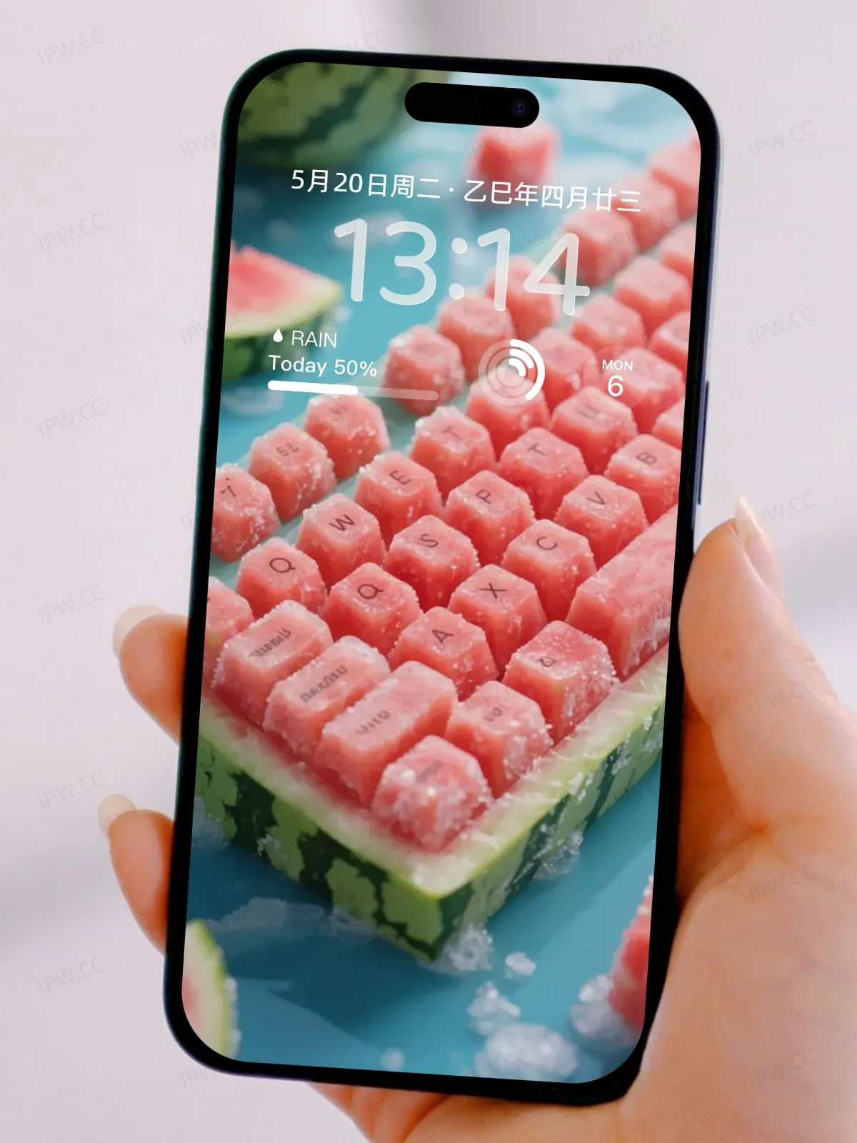 西瓜键盘手机高清静态壁纸#20250730141721 d5bb0b54fc921aa