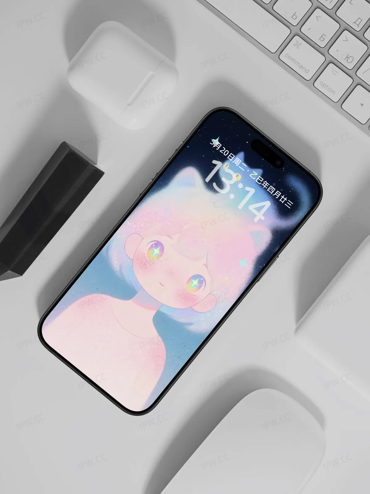 女孩与猫手机高清静态壁纸#20250728163344 db241da8487fa20