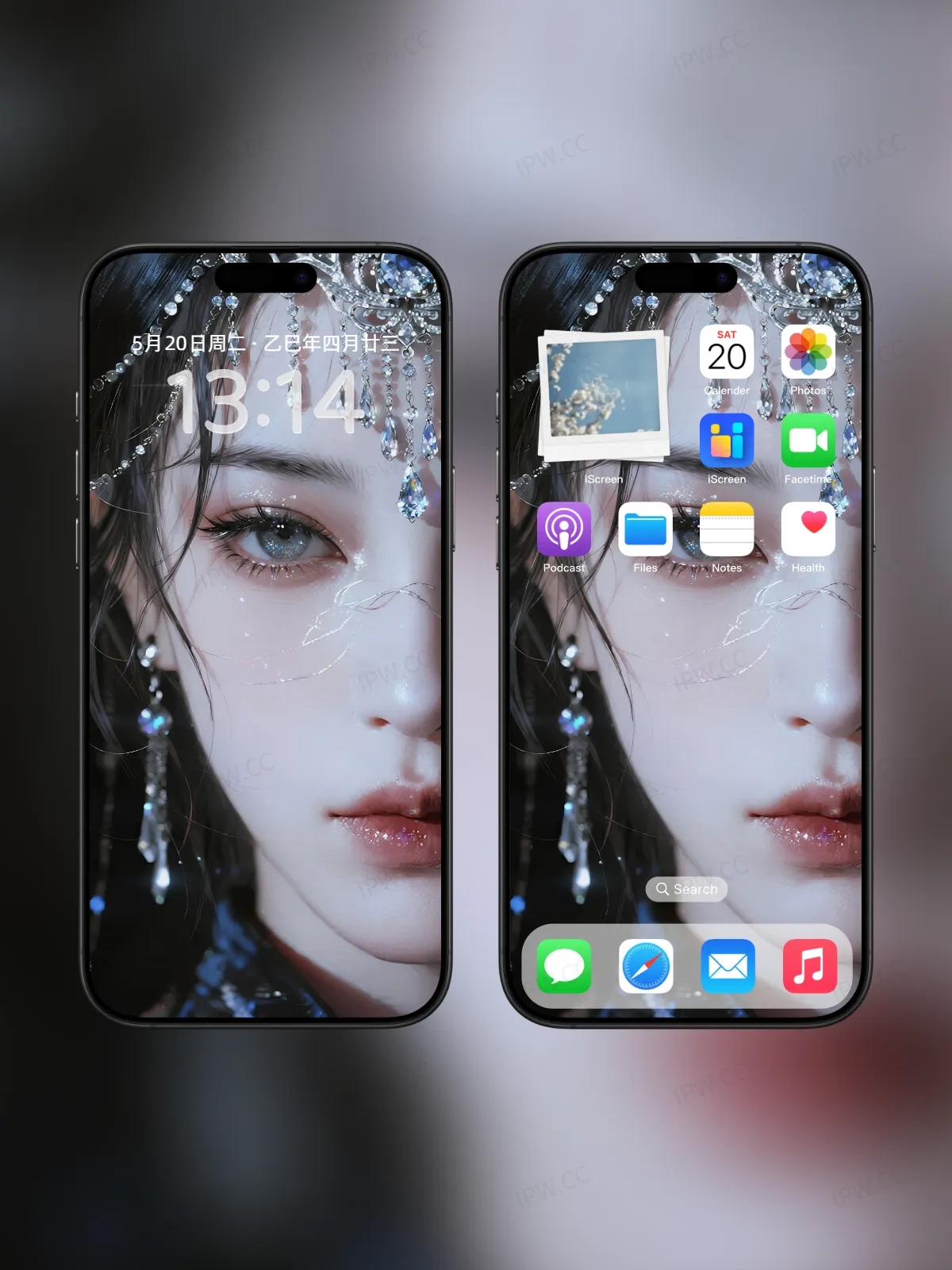 女人头像半张脸手机高清静态壁纸#20250728171132 dcba2982c41727e