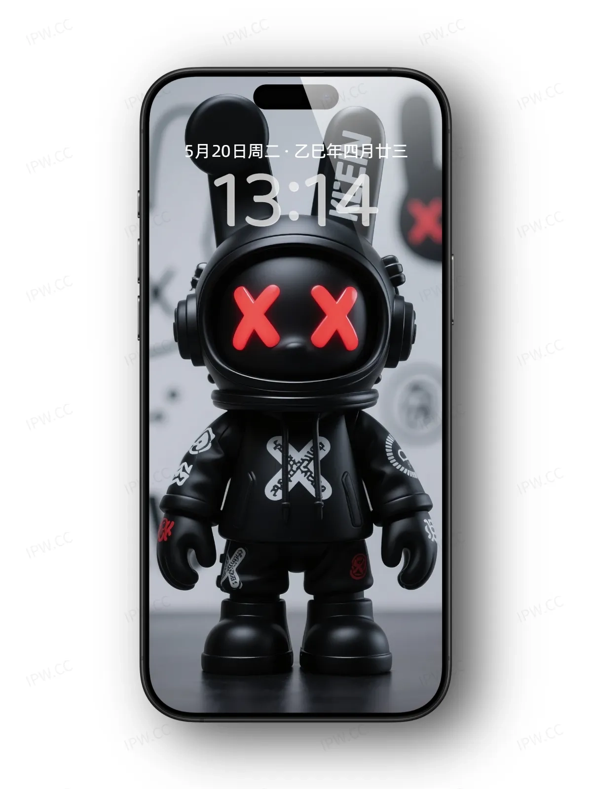ROBBI公仔超帥黑魂手机高清静态壁纸#20250728164125 e04ffba986ccd63