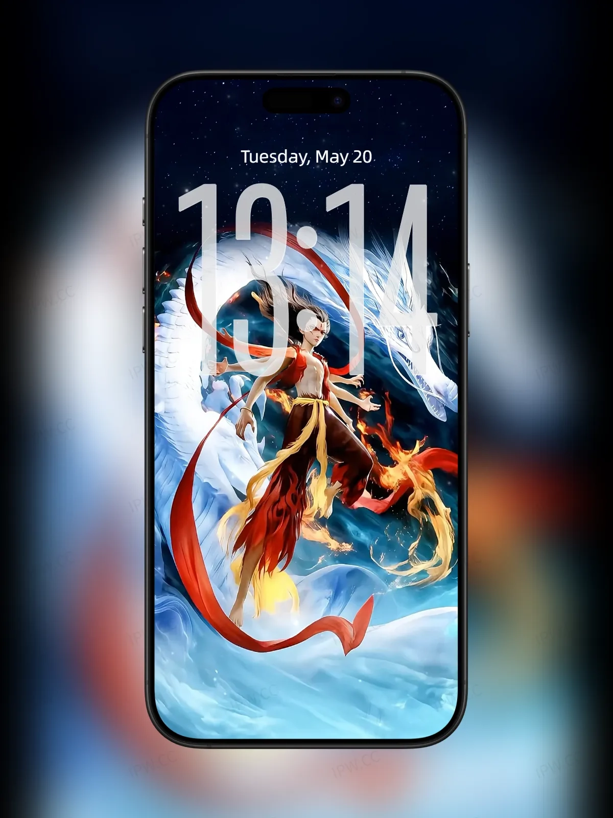 哪吒风格二壁纸高清苹果手机实况壁纸