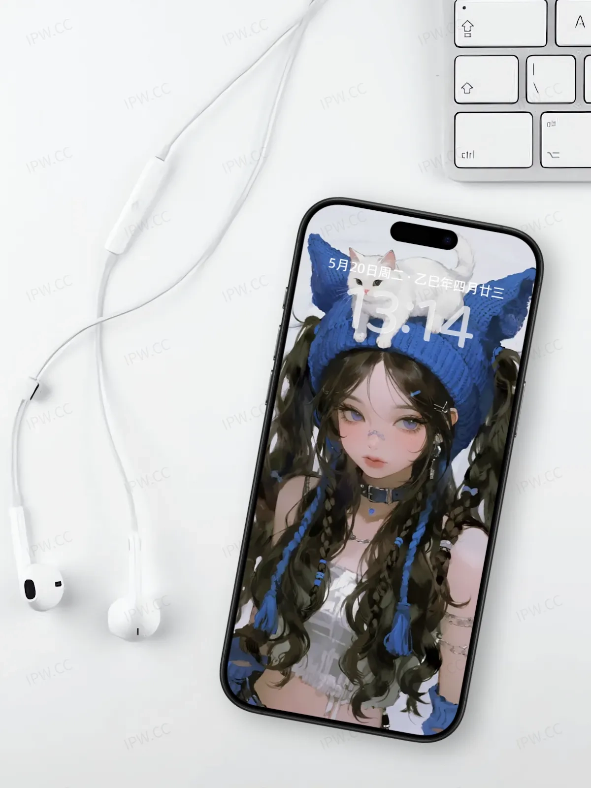 长发美女手机高清静态壁纸#20250730141854 e8fdf246305f810