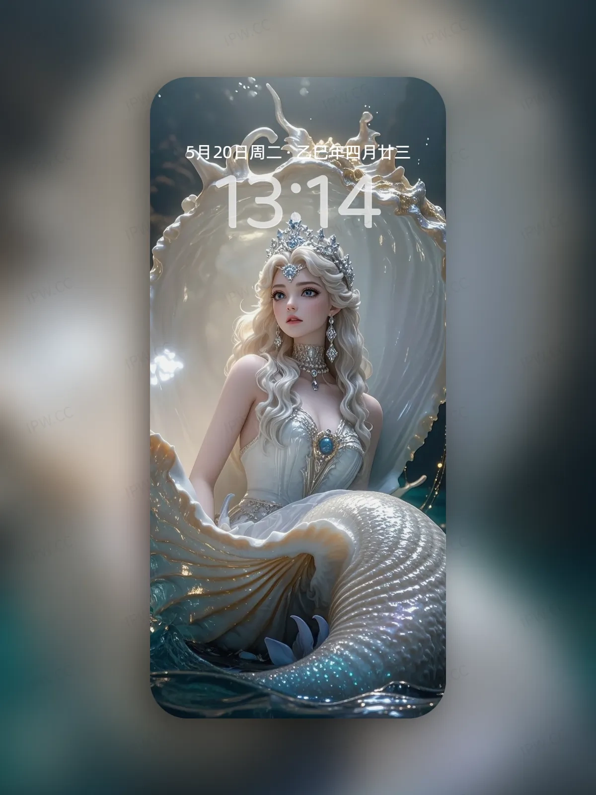 美人鱼手机高清静态壁纸#20250728170334 ea24361a9bd19cb