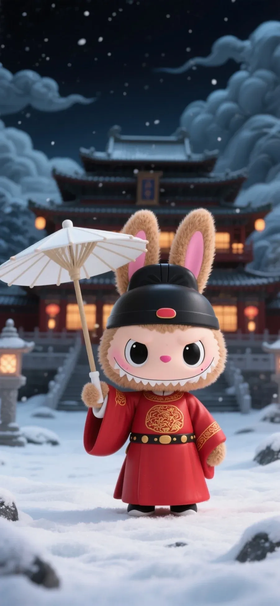 拉布布古代朝服手机高清静态壁纸#20250728172354