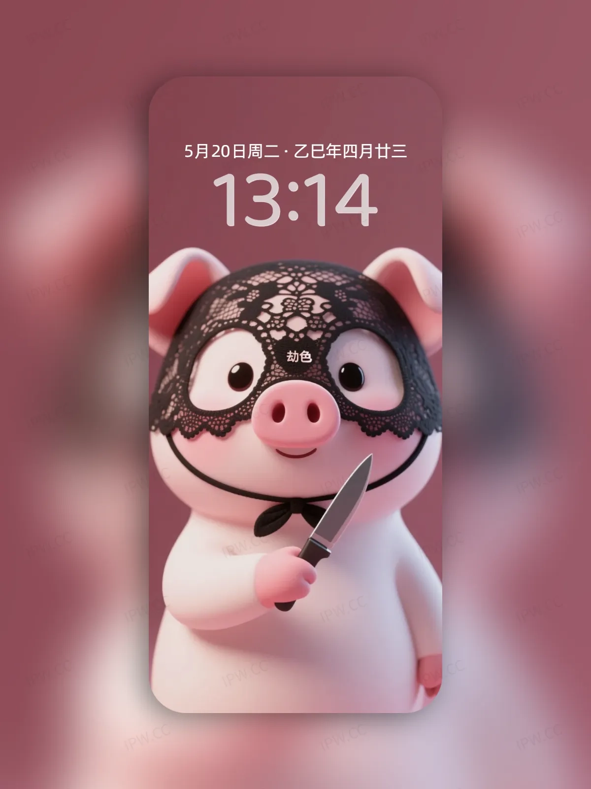 猪猪劫色手机高清静态壁纸#20250727142406 f075e801cde8648