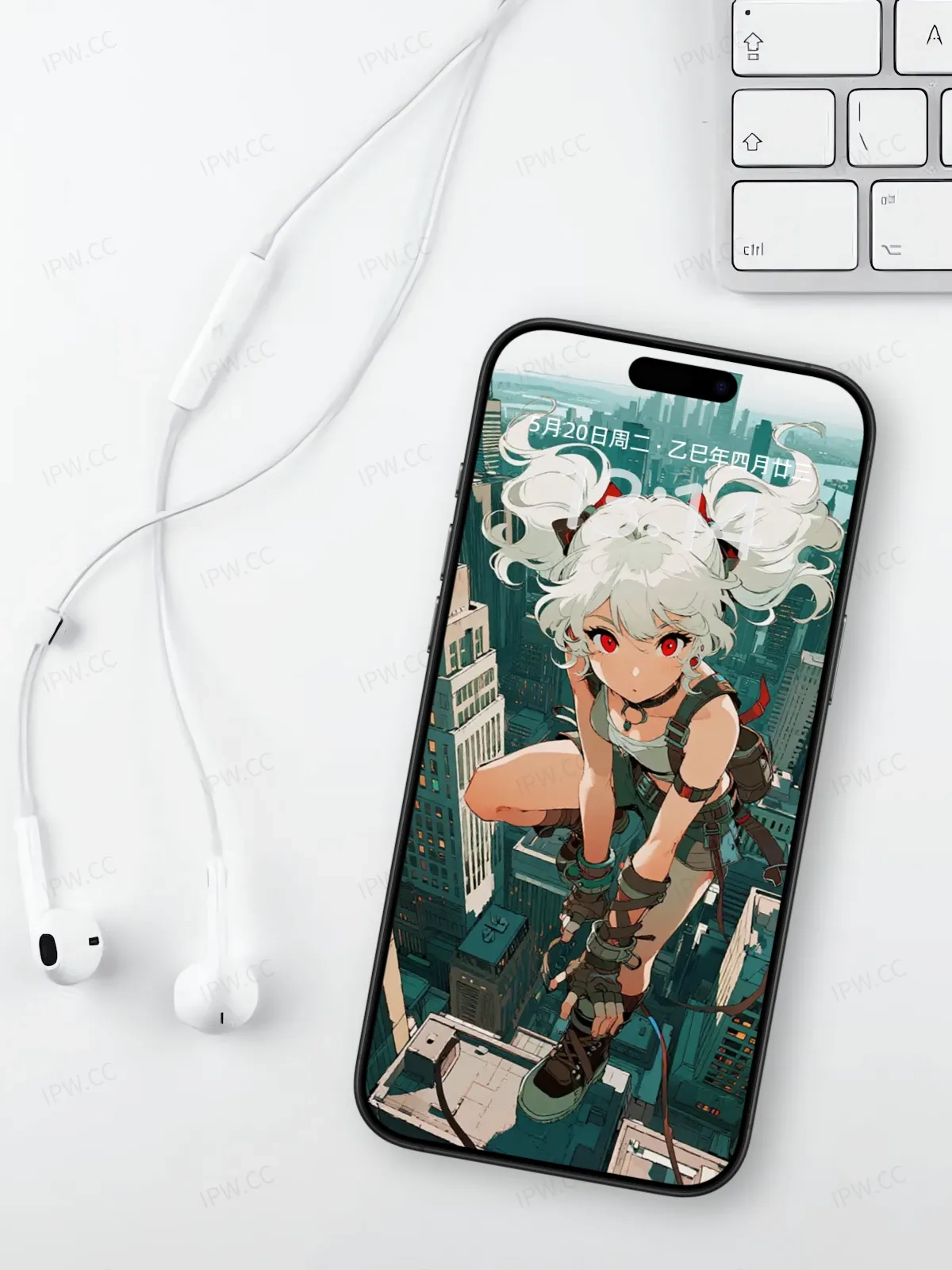 楼顶上的女孩手机高清静态壁纸#20250730140941 f4ca1789e885550