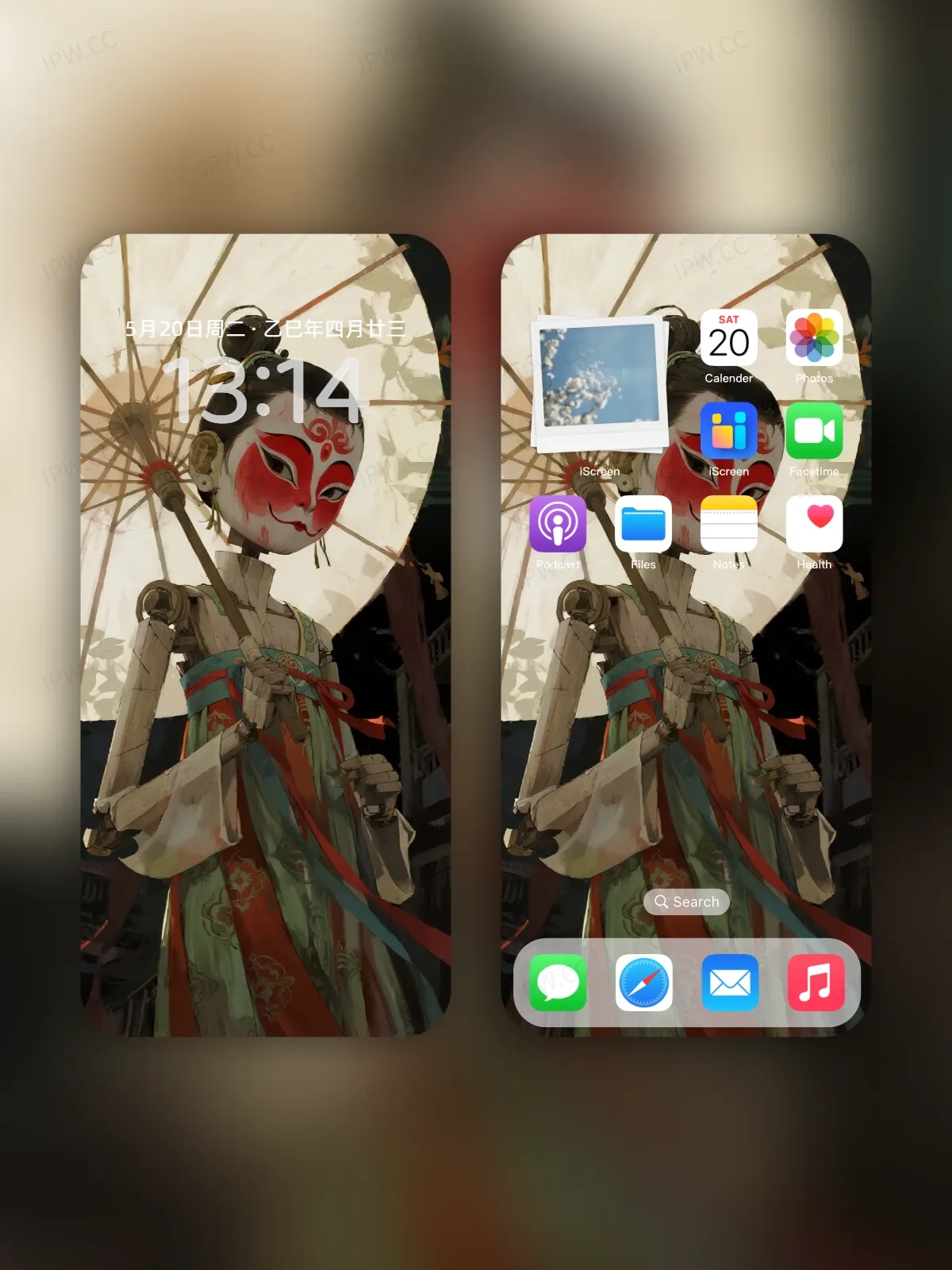 京剧脸谱玩偶手机高清静态壁纸#20250728164902 f9a72a42bdbfad3