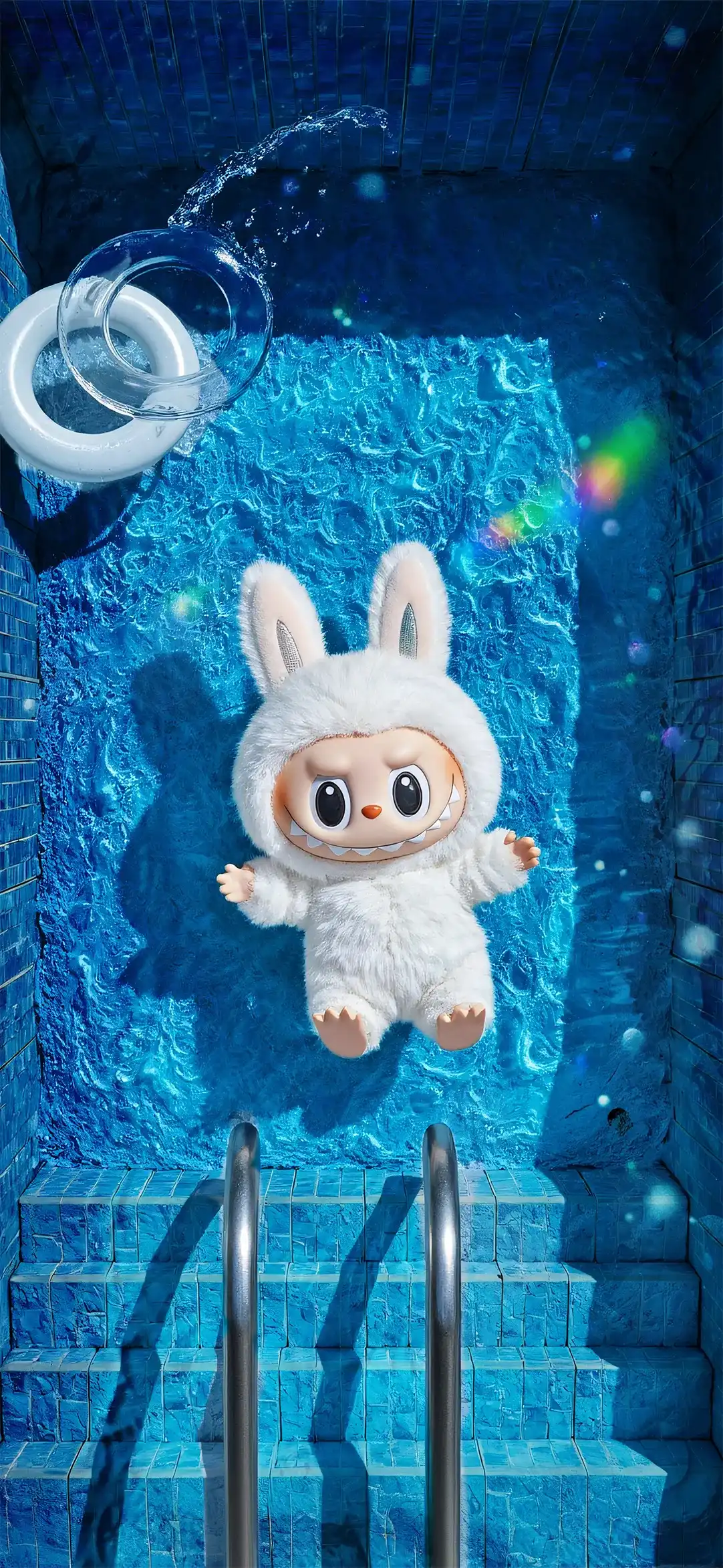 拉布布游泳池手机高清动态静态壁纸#20250725133403