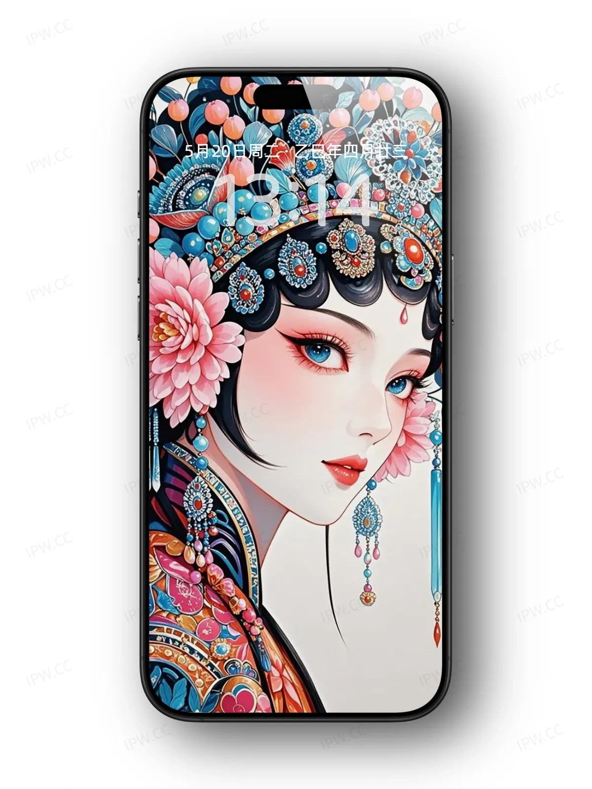 京剧女头像手机高清静态壁纸#20250730140917 fafc970b7d653db