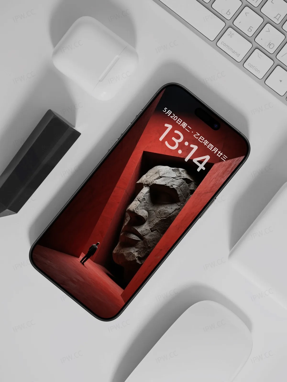 雕塑人头像手机高清静态壁纸#20250728170248 fd249234add0a48