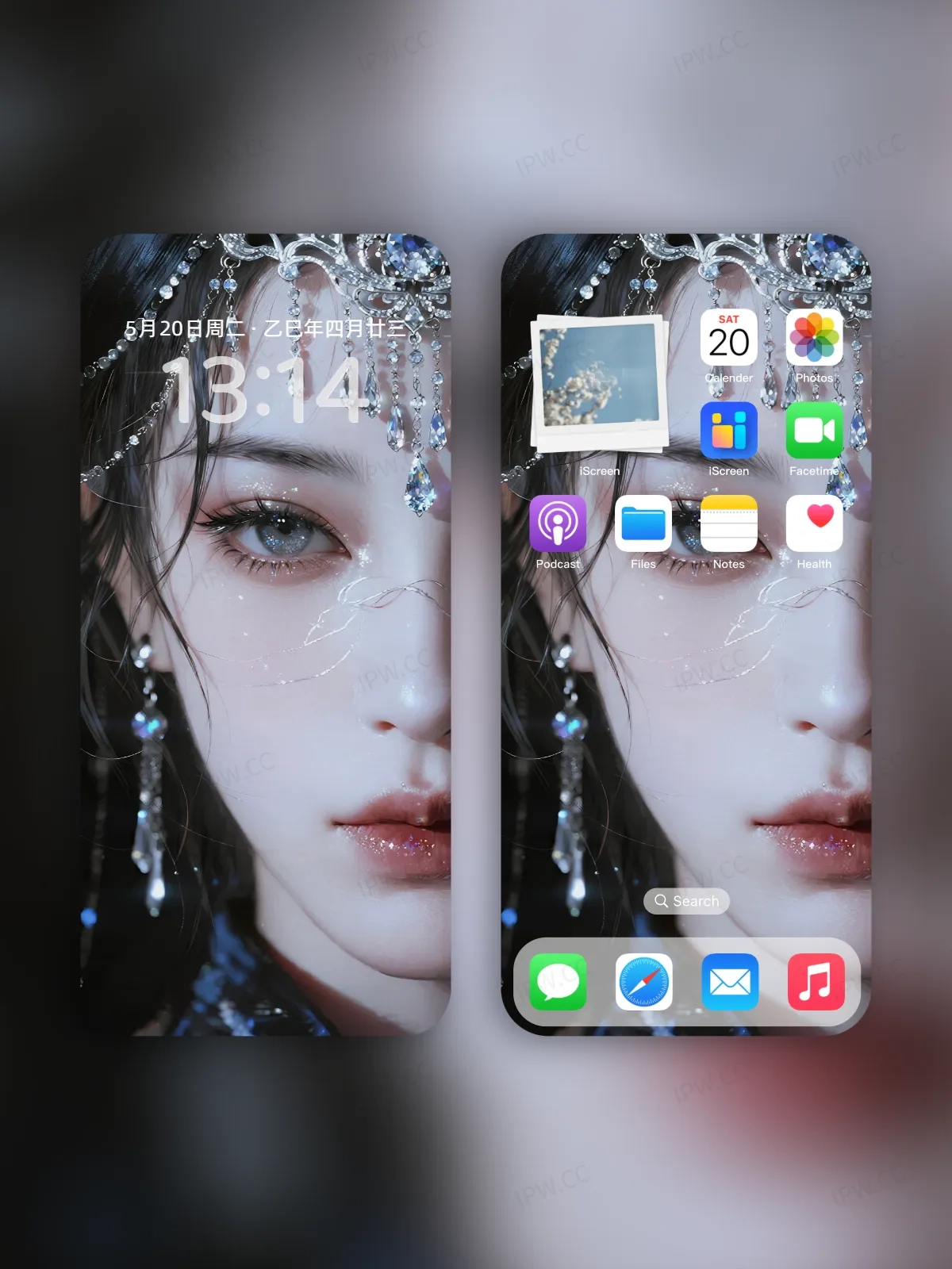 女人头像半张脸手机高清静态壁纸#20250728171132 ff1cfcb654138f9