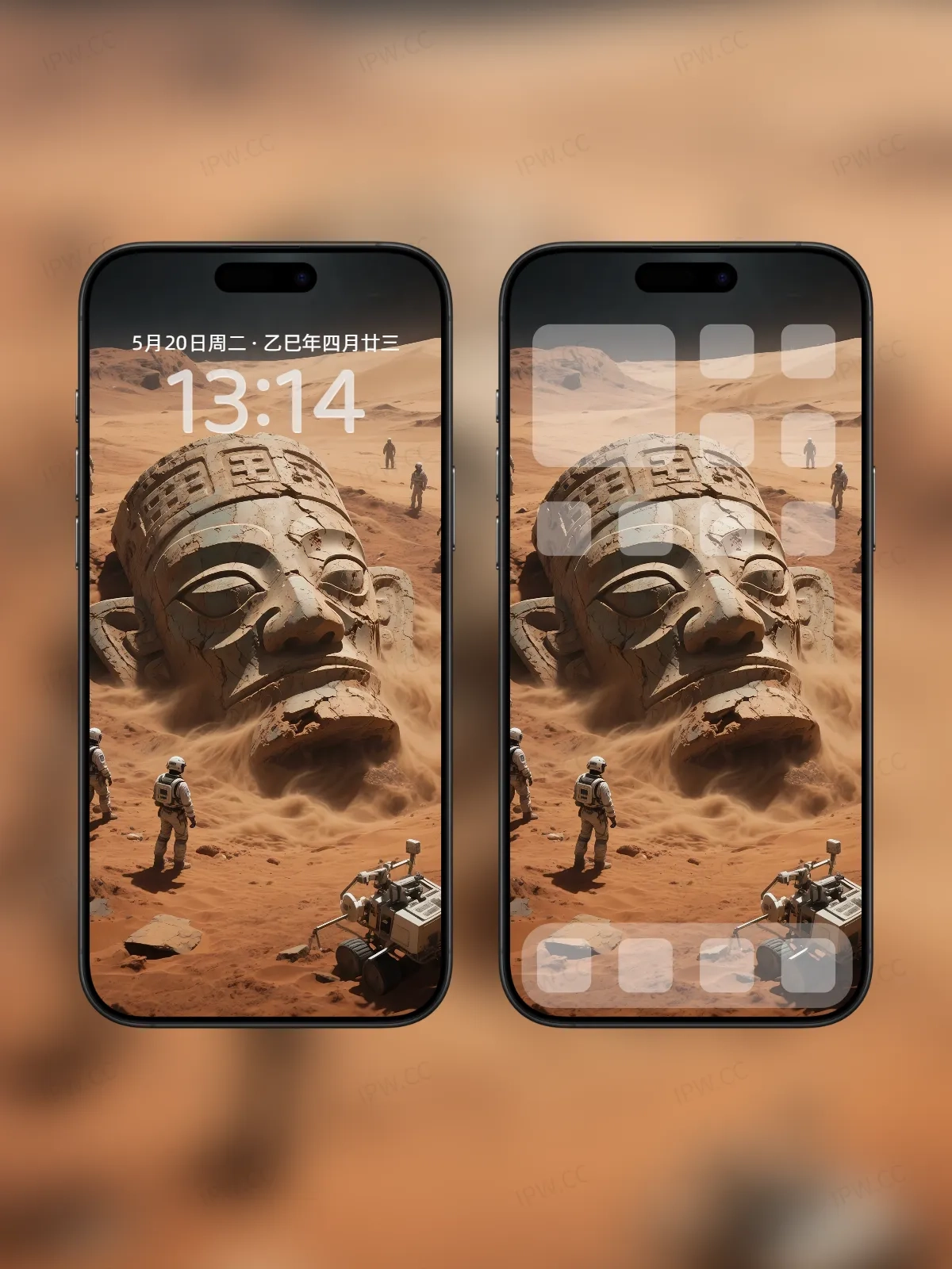 外星球雕像手机高清静态壁纸#20250801230203 0054d9a71198435