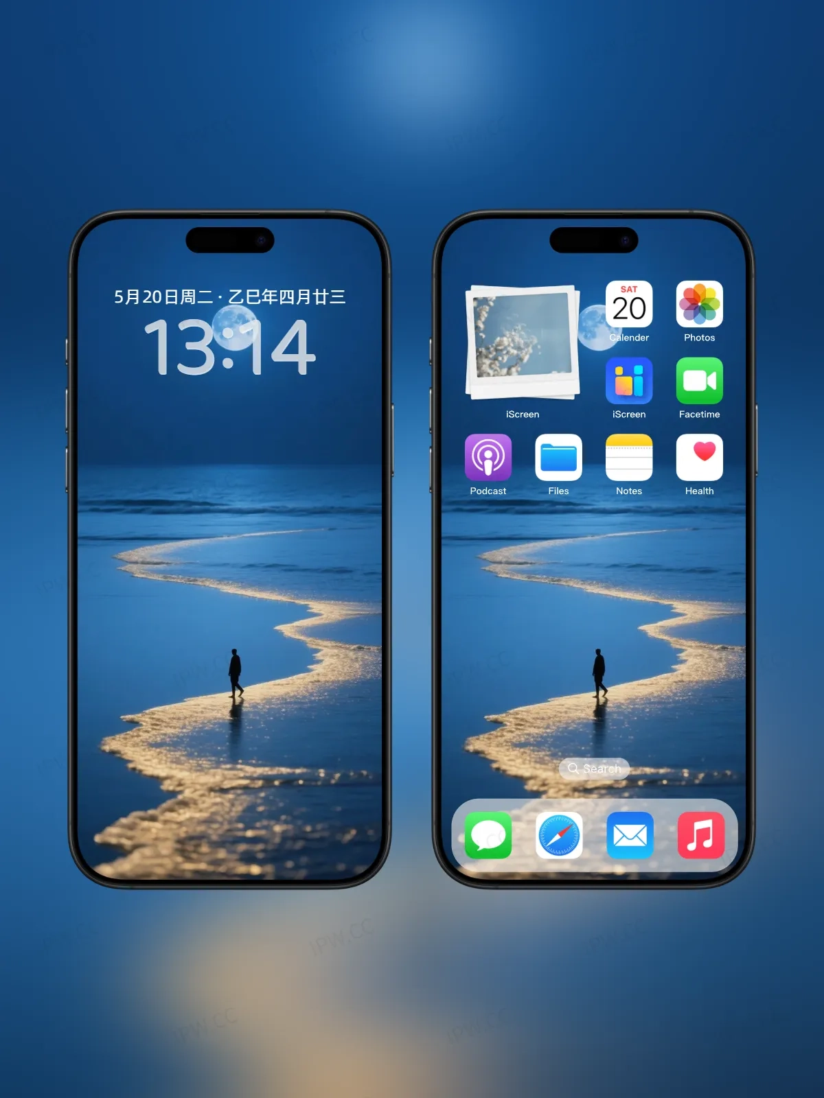 夜色海边手机高清静态壁纸#20250730145246 05bc08361829c46