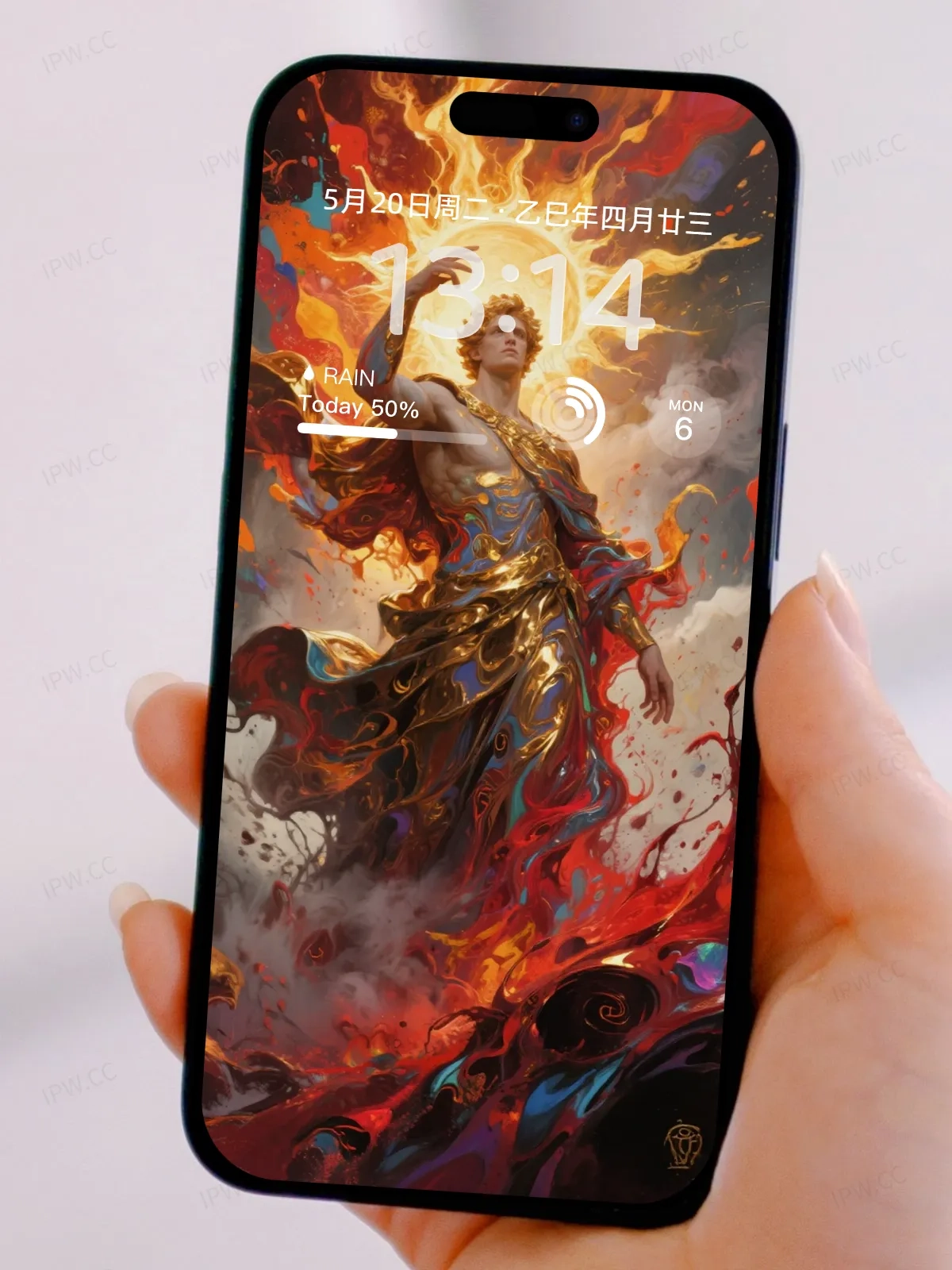 彩色雕塑手机高清静态壁纸#20250730145140 06e6905d30387e4