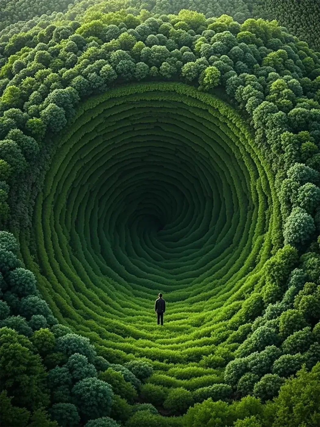 森林旋涡手机高清静态壁纸#20250730145258