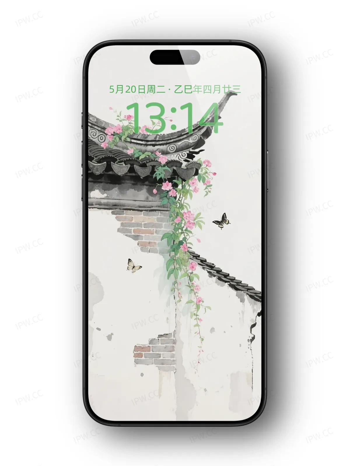 水墨皖南古镇房屋一角手机高清静态壁纸#20250801230017 123968550280bb3