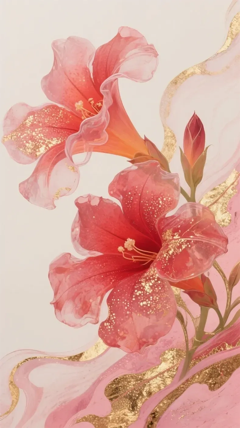 红花手机高清静态壁纸#20250801230839