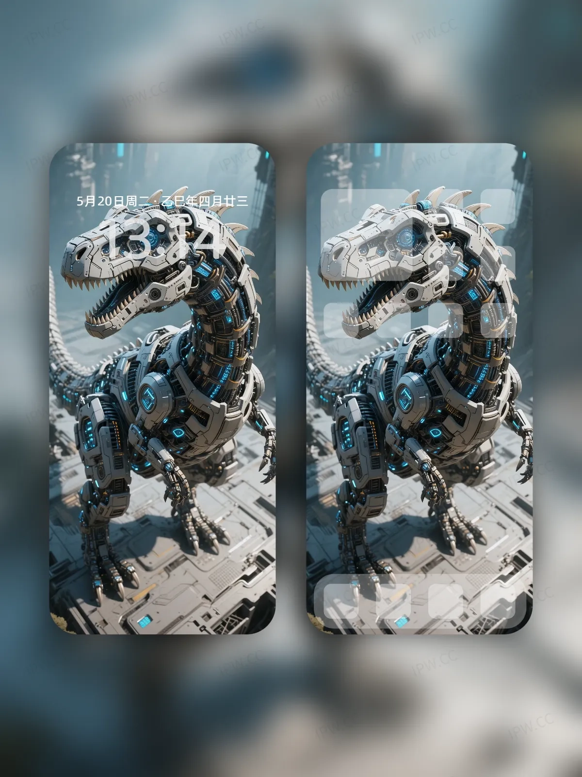 机械恐龙手机高清静态壁纸#20250801230923 177b6a3ec33f570