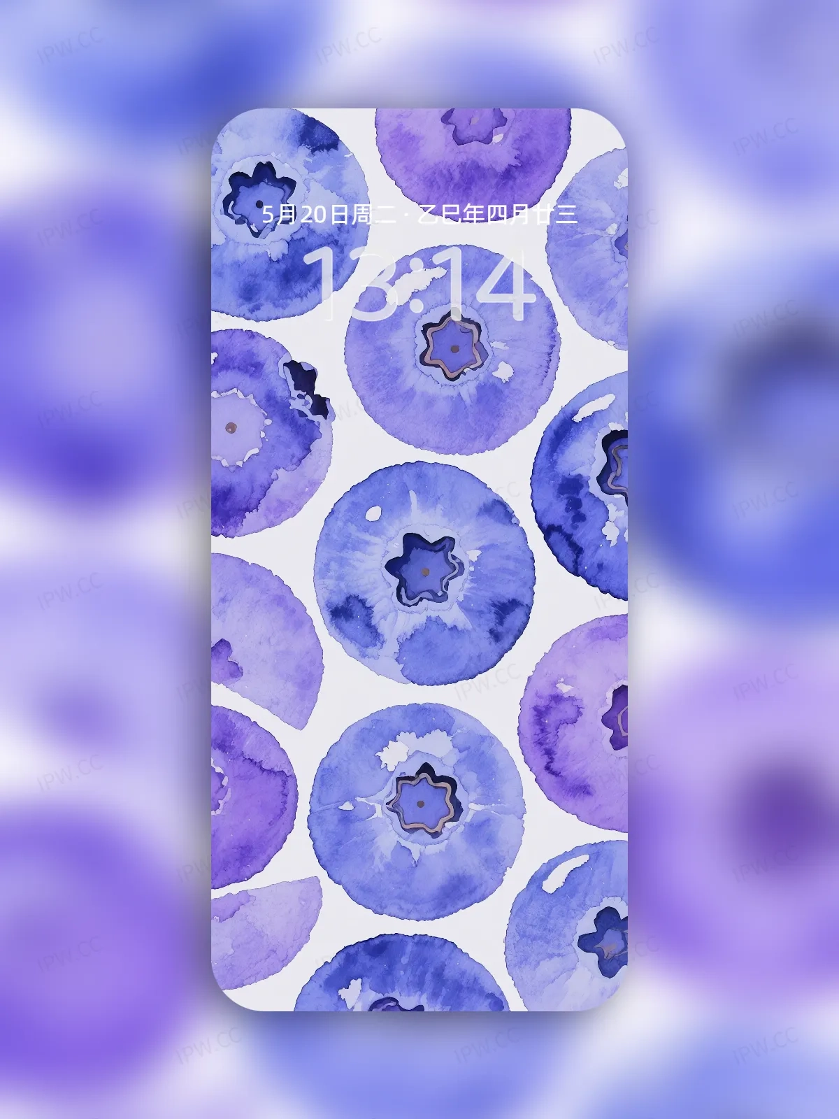 蓝莓手机高清静态壁纸#20250801232122 17c7de1a9541229