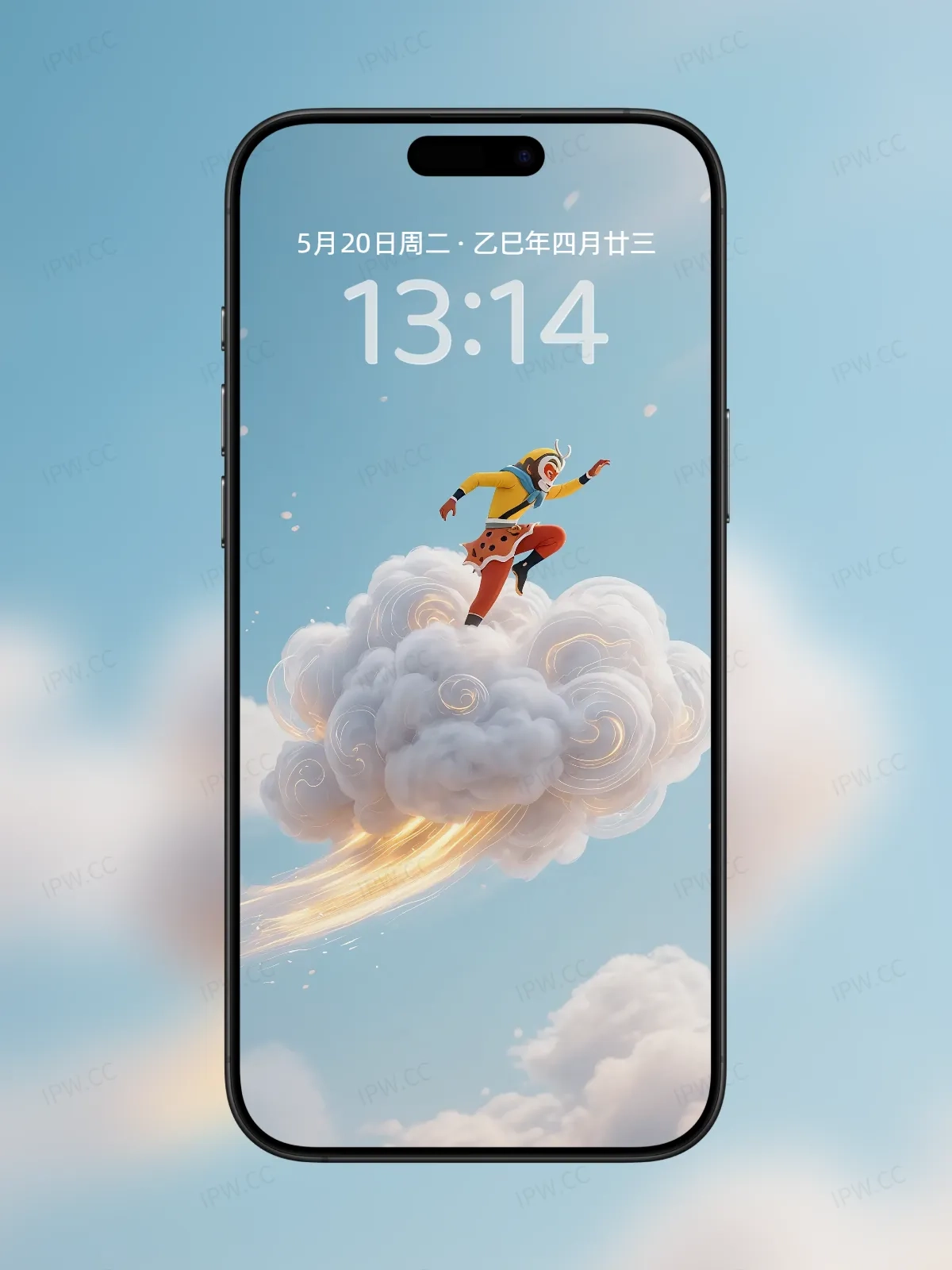 悟空跟斗云手机高清静态壁纸#20250801230741 1a815240bf56489