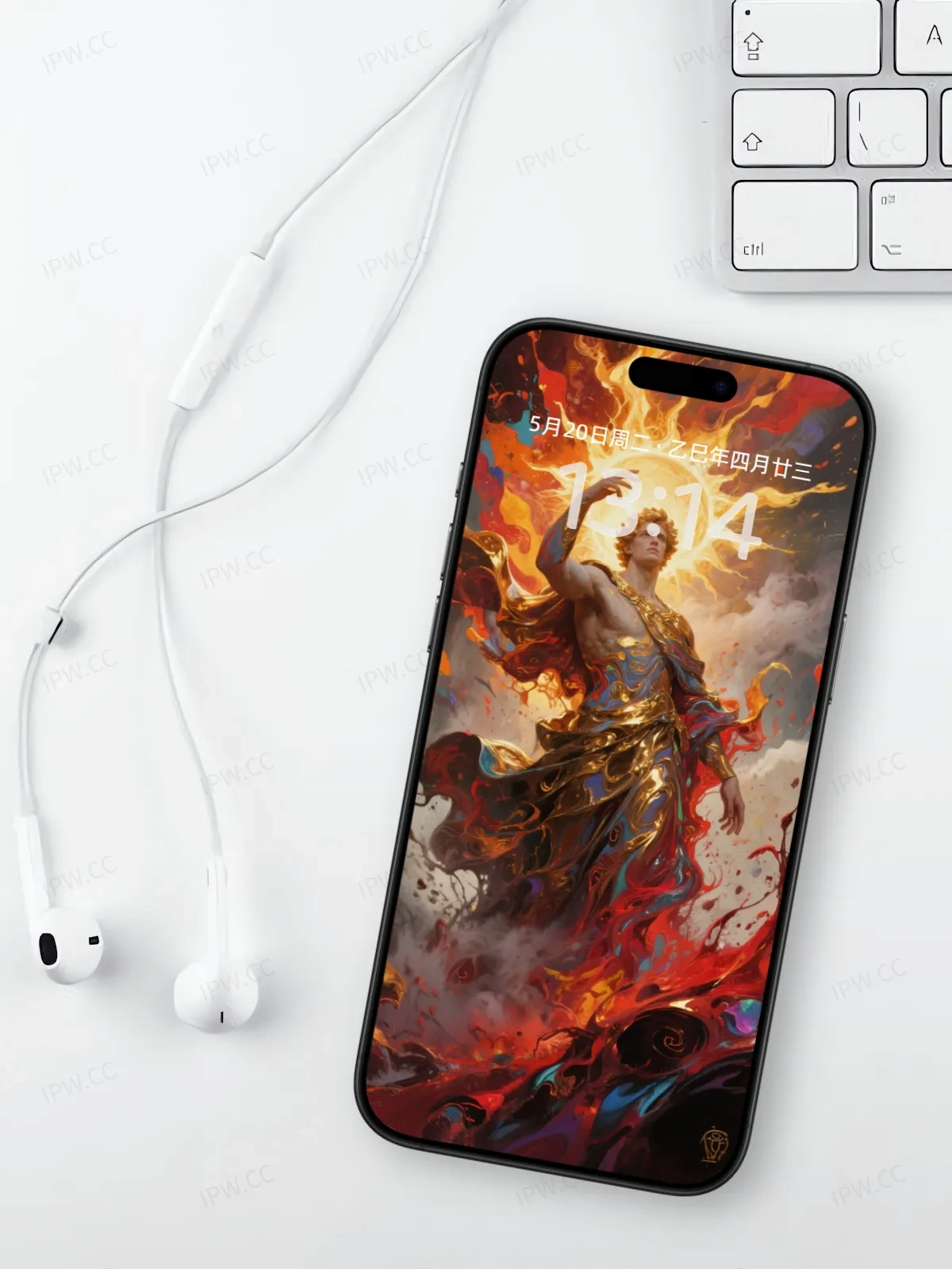 彩色雕塑手机高清静态壁纸#20250730145140 1c8a5585a0ce9e8