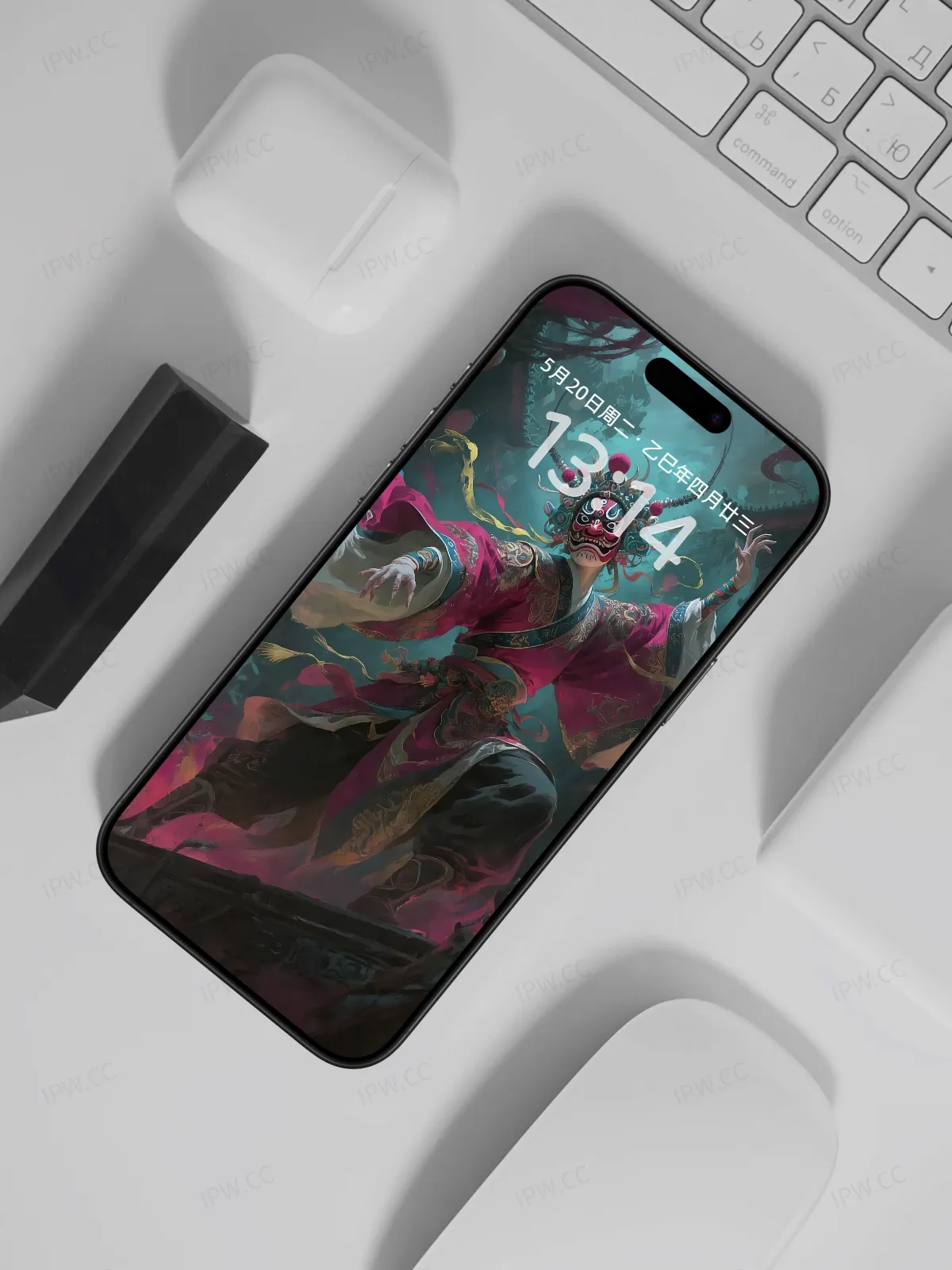 川剧变脸手机高清静态壁纸#20250801230624 1d98f9e8e99c5ee