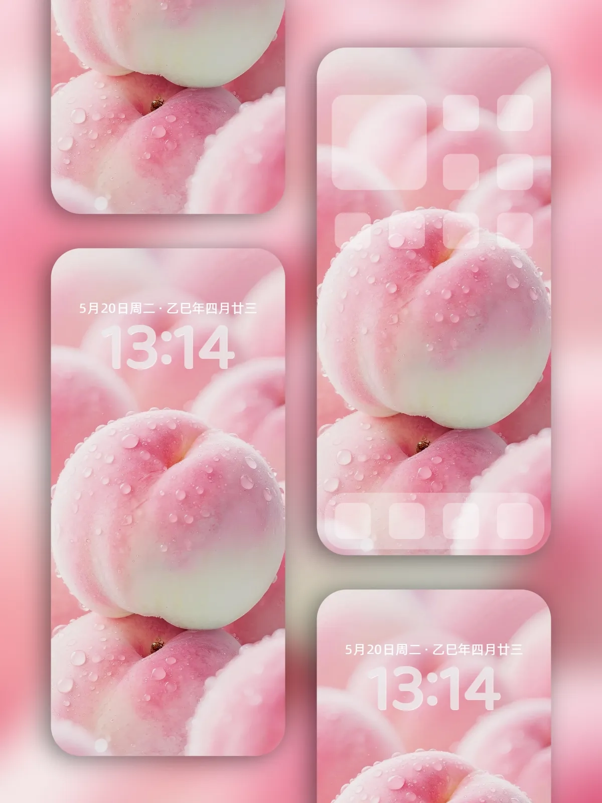 人间水蜜桃甜到心里的夏天手机高清静态壁纸#20250809142410 1e11d4ff78e65a5