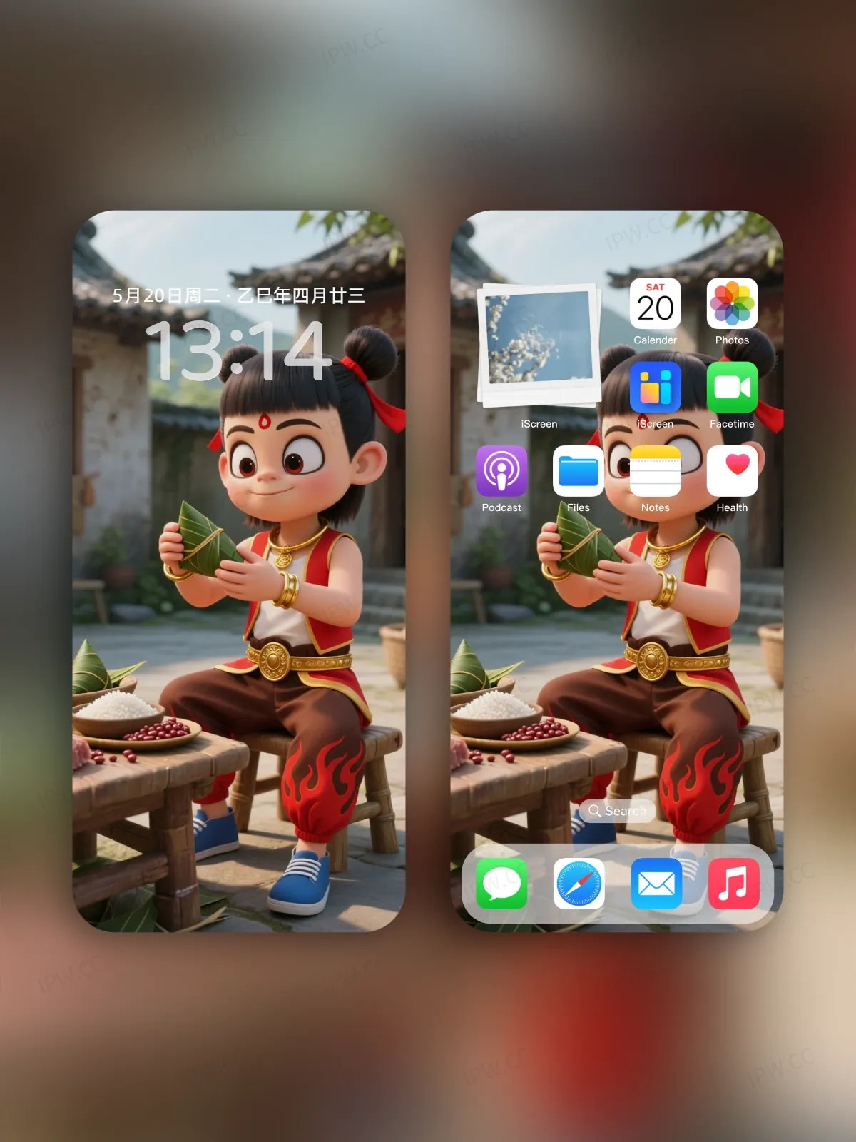 哪吒手机高清静态壁纸#20250730142819 20ff0e9b4dad276