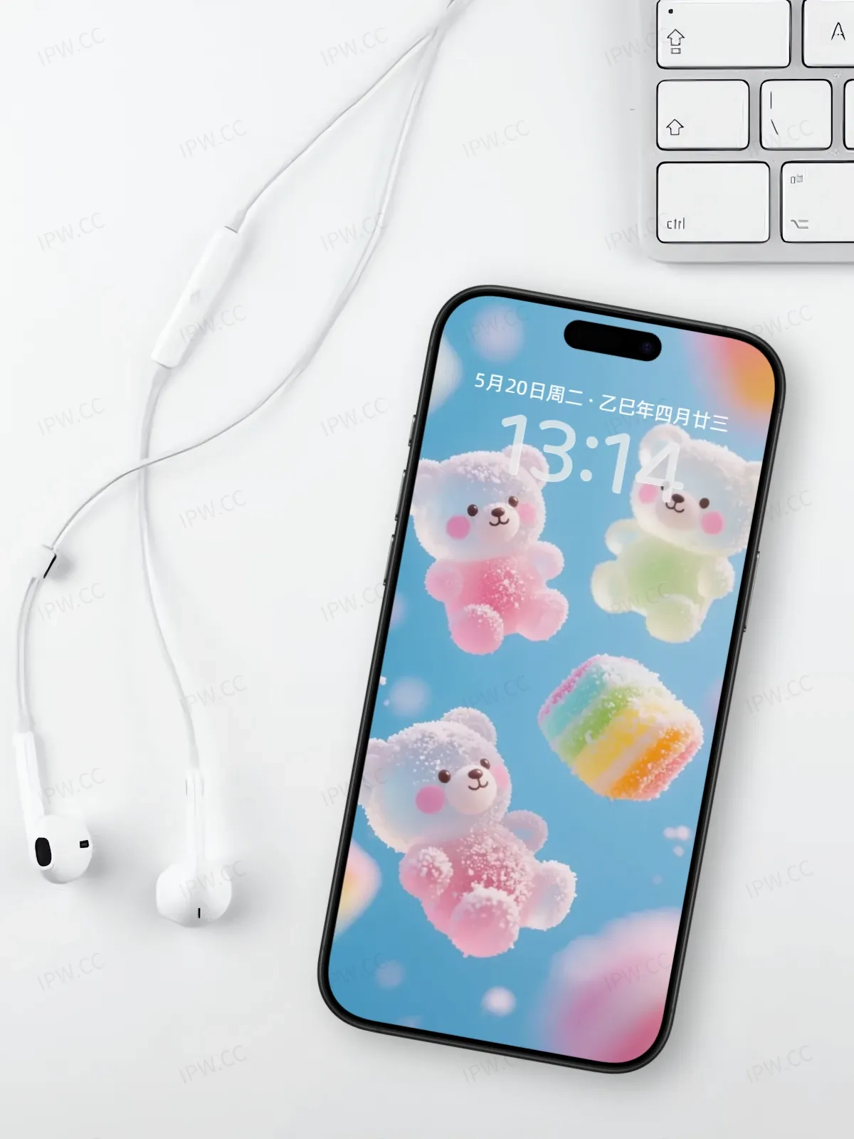 透明熊糖果手机高清静态壁纸#20250730210859 2498806b067bdd2