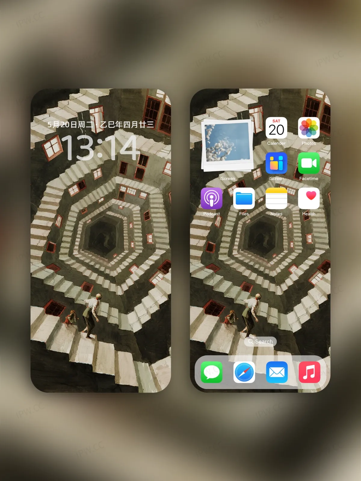 楼梯迷宫手机高清静态壁纸#20250730143143 2630d257e7eb3b3