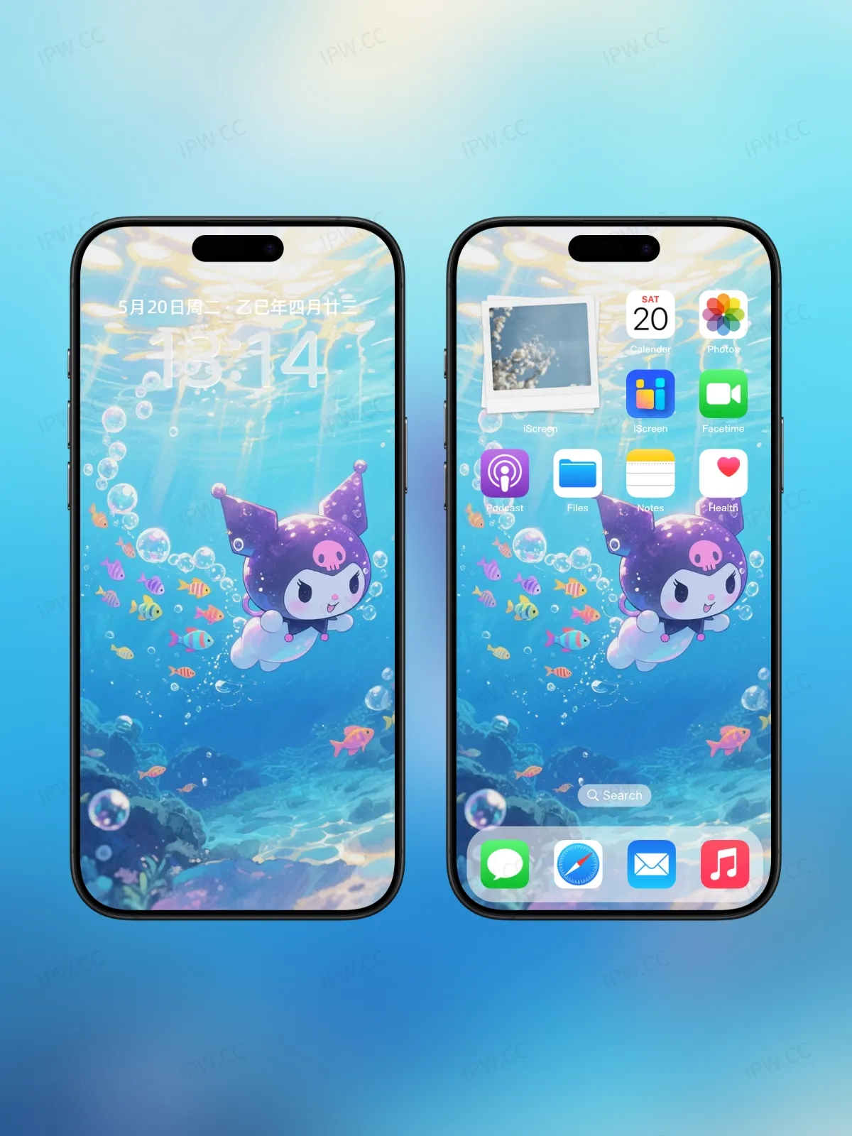 库洛米潜水手机高清静态壁纸#20250730142736 28b45f82b5e6910