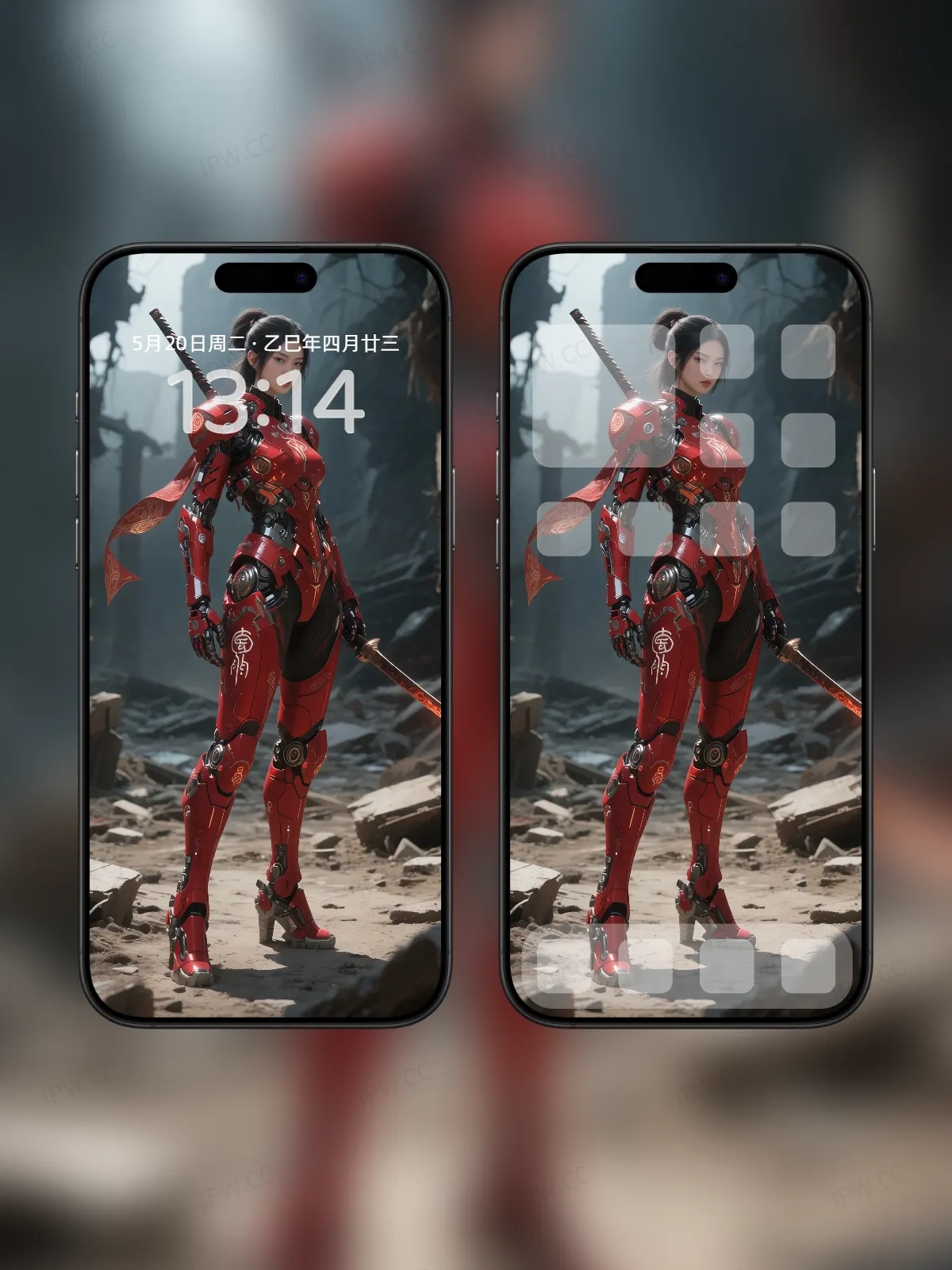 机械女武士手机高清静态壁纸#20250801231423 2a777c61d659423