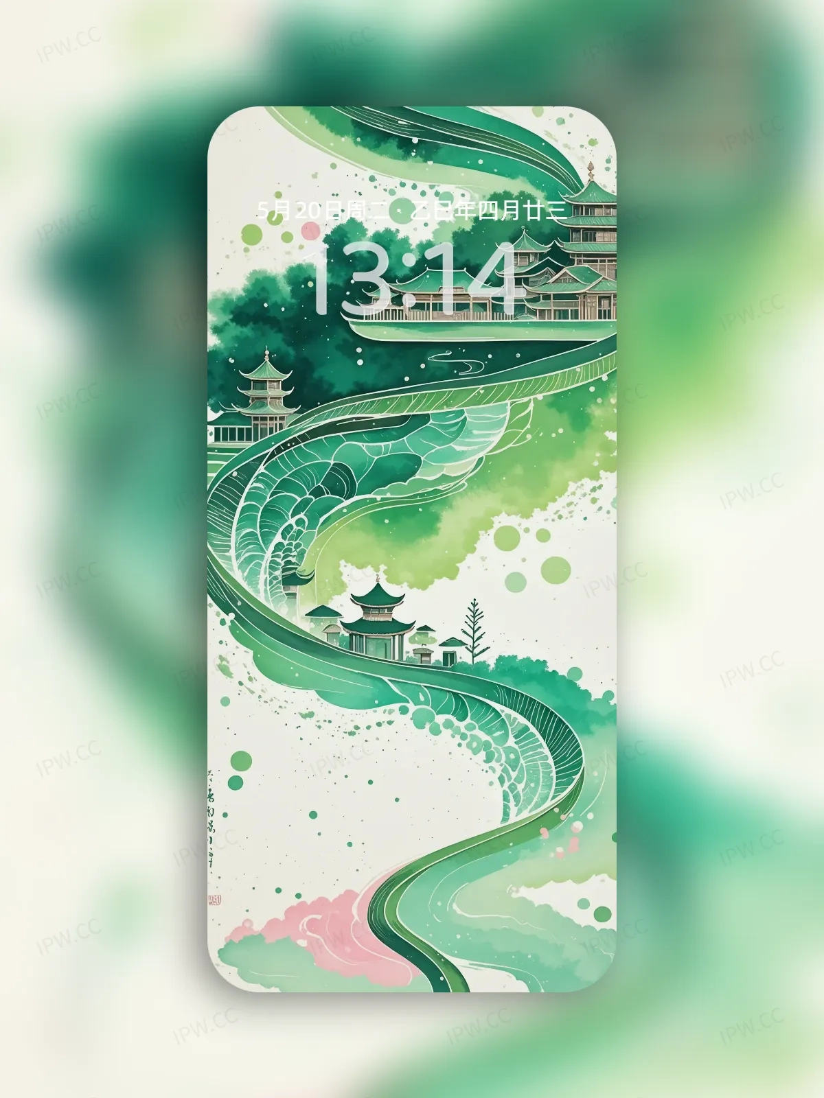 绿水青山手机高清静态壁纸#20250801230721 3806d02106b3c61