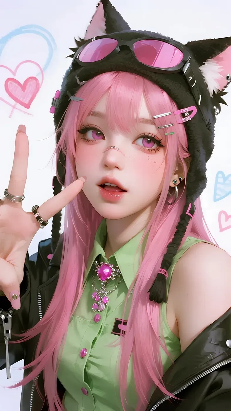 可爱女孩手机高清静态壁纸#20250730142907