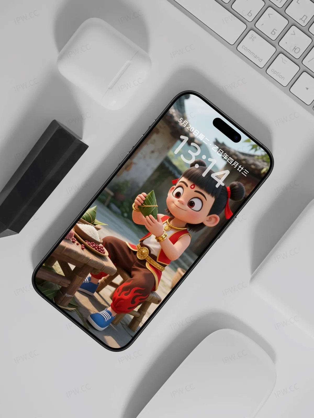 哪吒手机高清静态壁纸#20250730142819 44dd68631ebc011