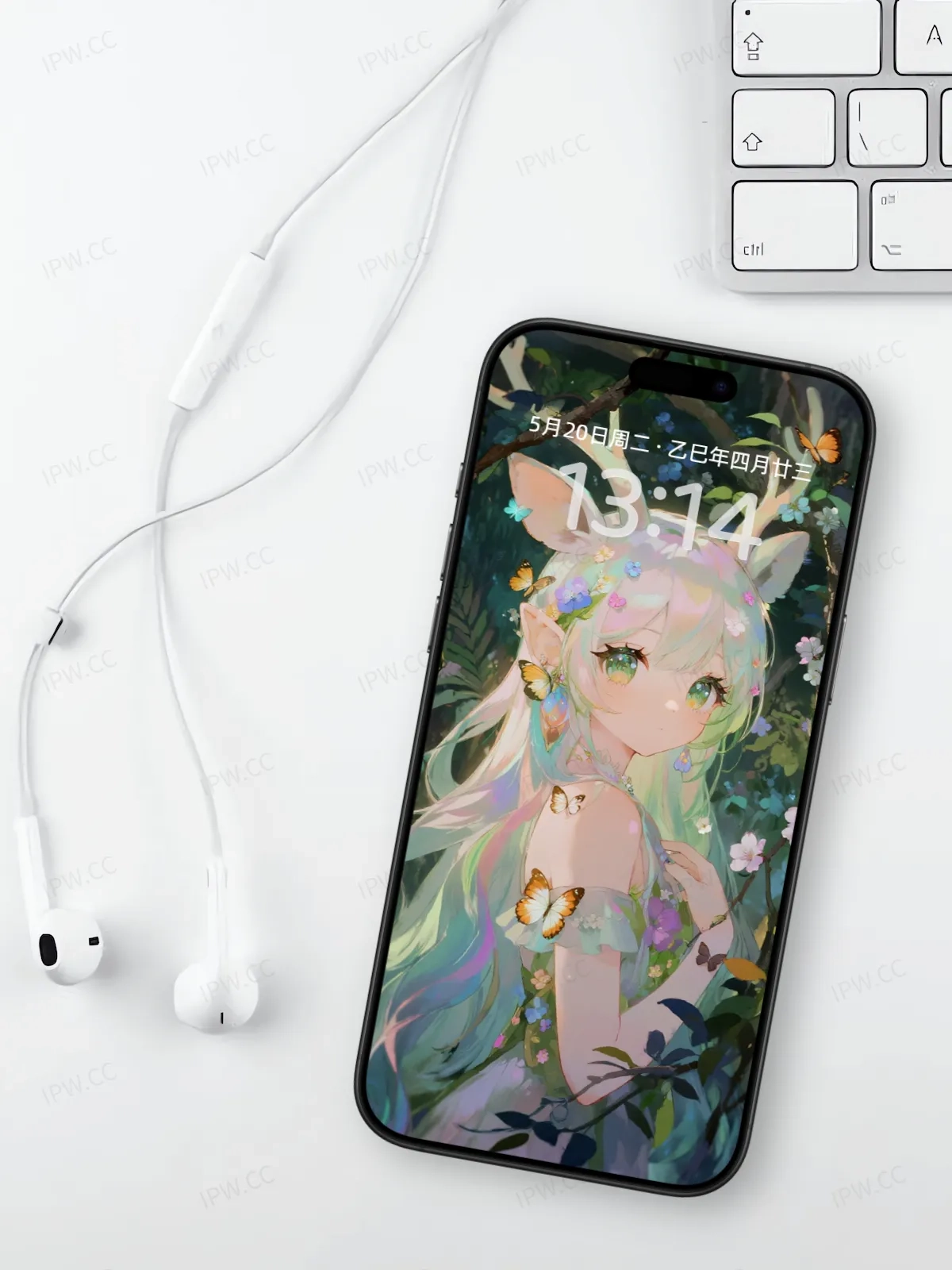 鹿耳朵女孩手机高清静态壁纸#20250730142939 46e863696965e83