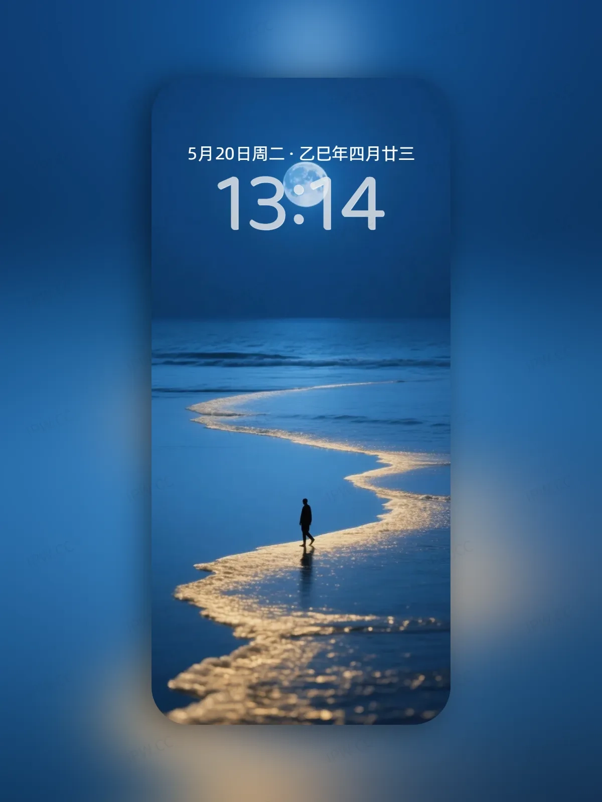 夜色海边手机高清静态壁纸#20250730145246 4b5316edce47628