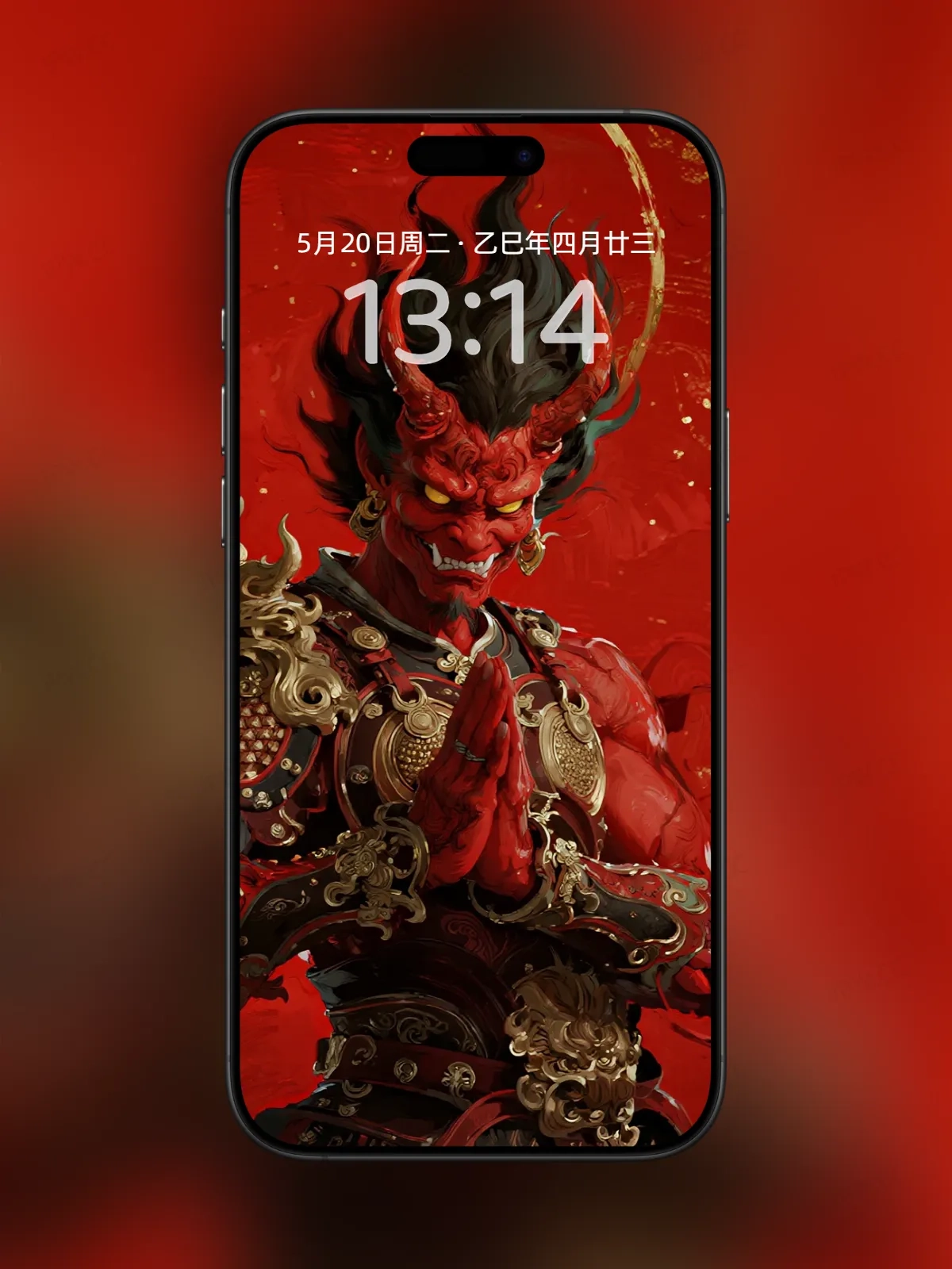 红色恶魔手机高清静态壁纸#20250730143133 50fd04203d79f14