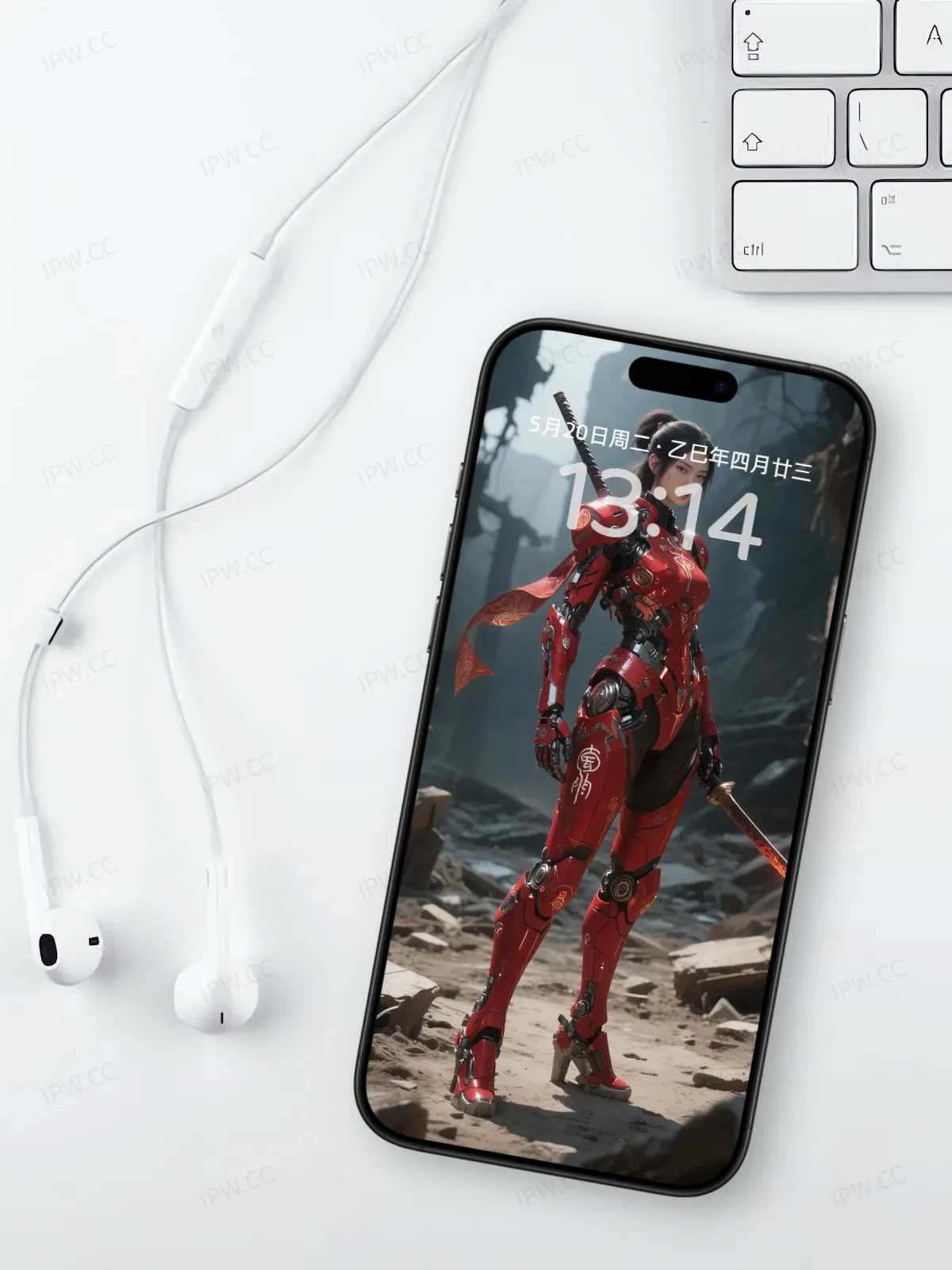 机械女武士手机高清静态壁纸#20250801231423 530f467e9ad6929