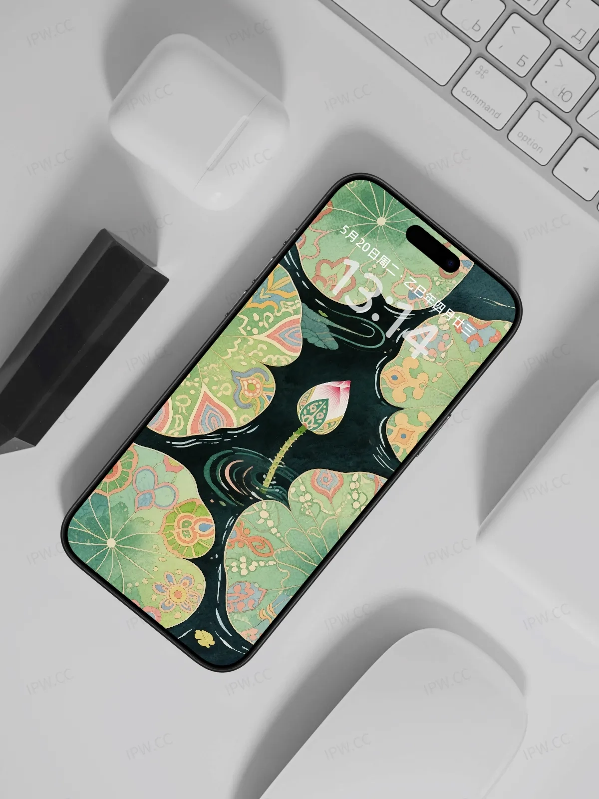 睡莲手机高清静态壁纸#20250801232234 5a3bf79156e7395