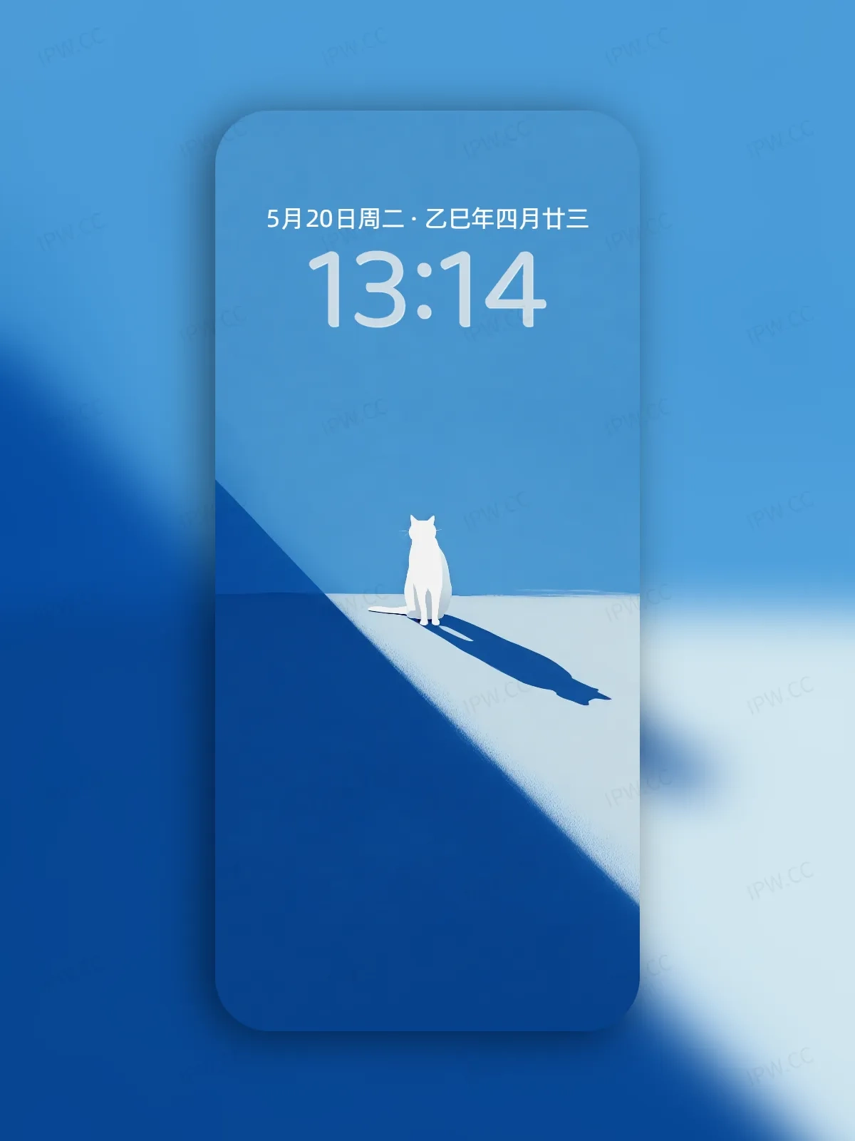 猫与阴影手机高清静态壁纸#20250801232046 5b304d6e052ed6c