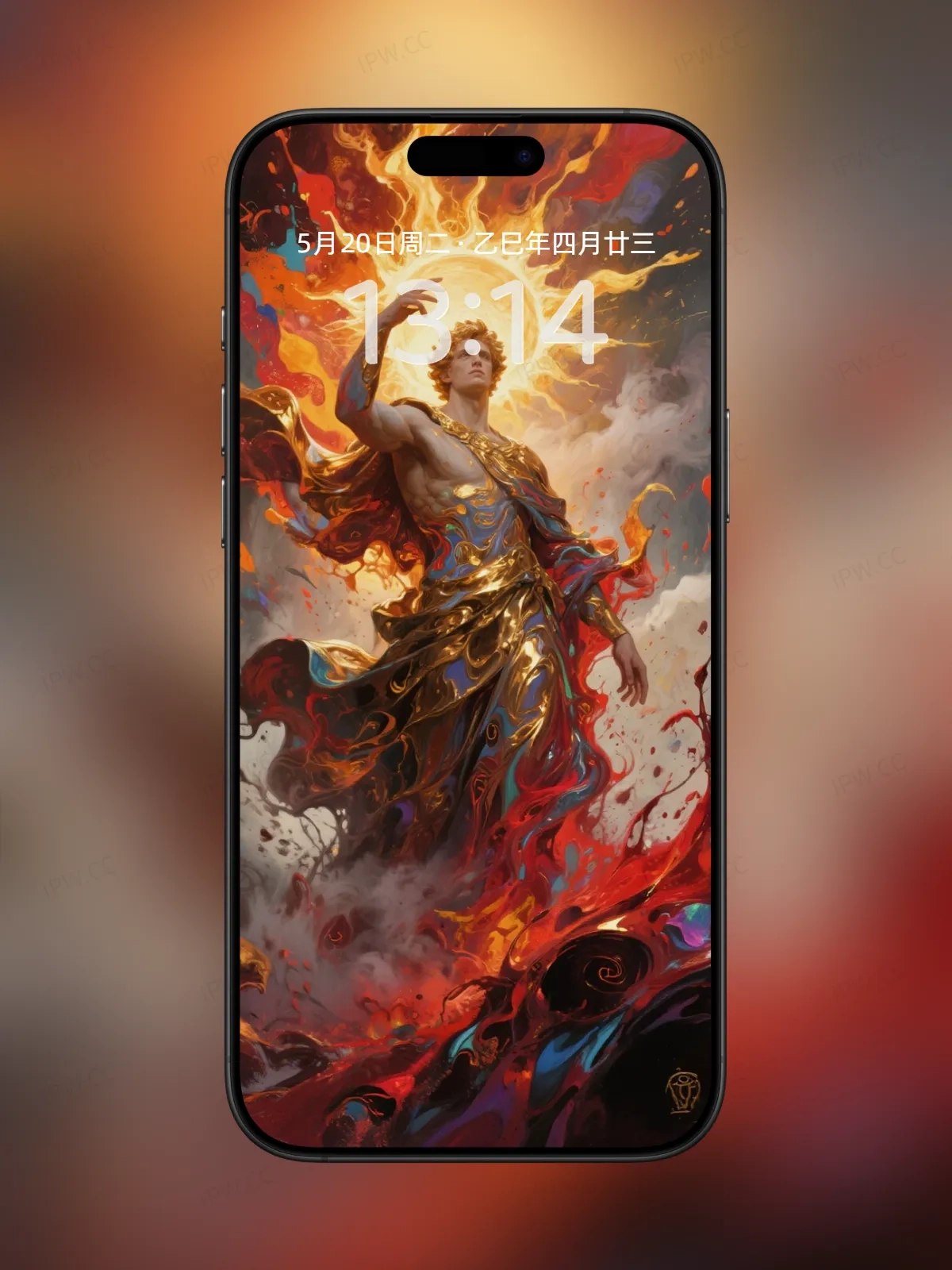 彩色雕塑手机高清静态壁纸#20250730145140 5ffe58a61c7c6c0